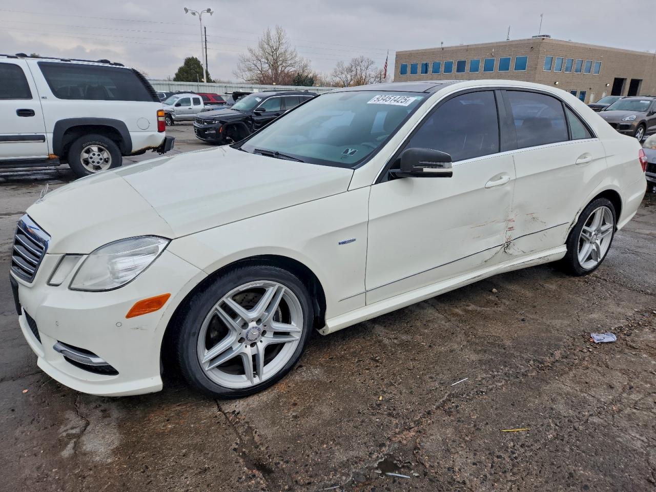 2012 Mercedes-benz E 350 4matic Белый vin: WDDHF8JB5CA575389