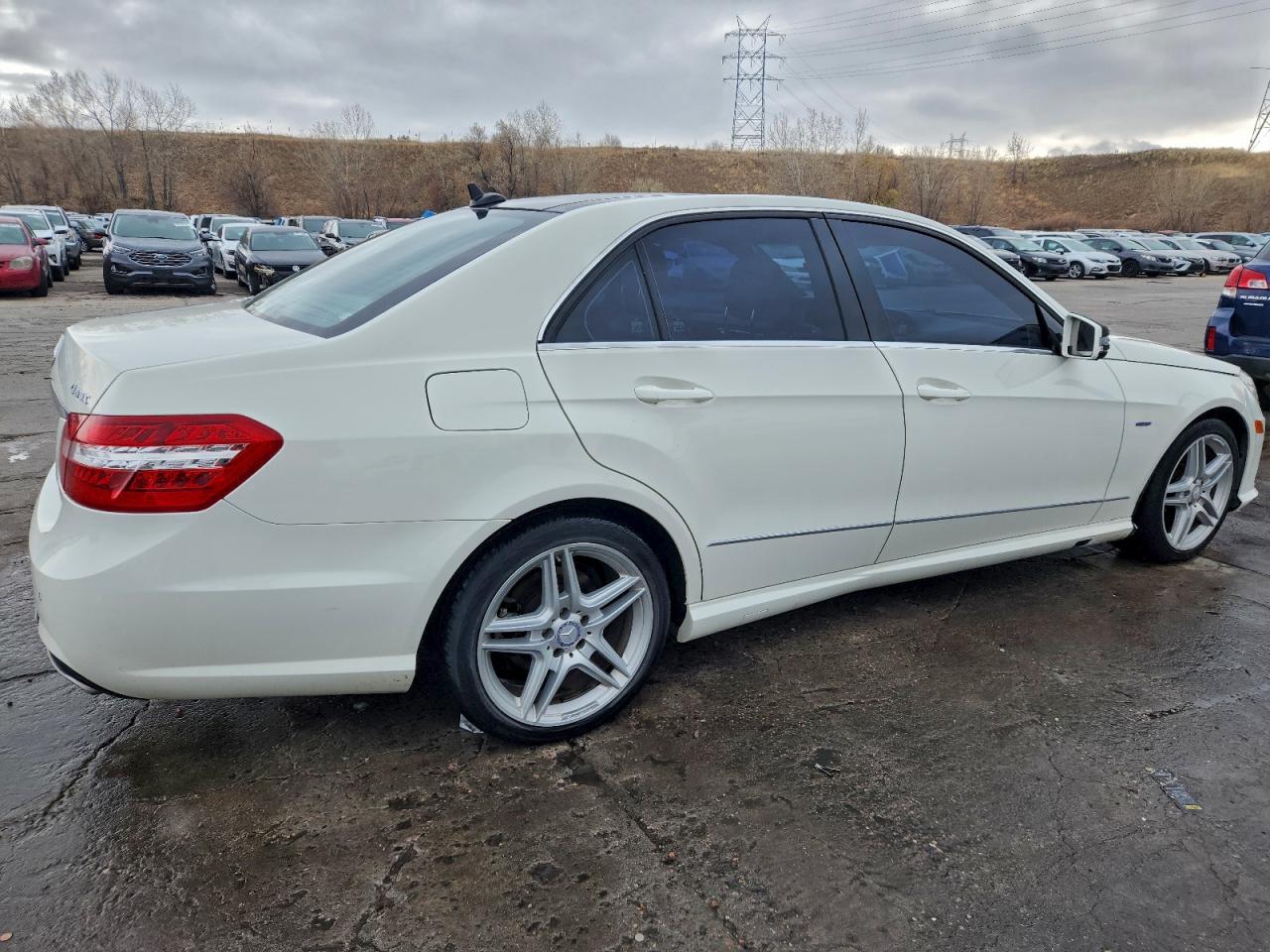 2012 Mercedes-benz E 350 4matic Белый vin: WDDHF8JB5CA575389