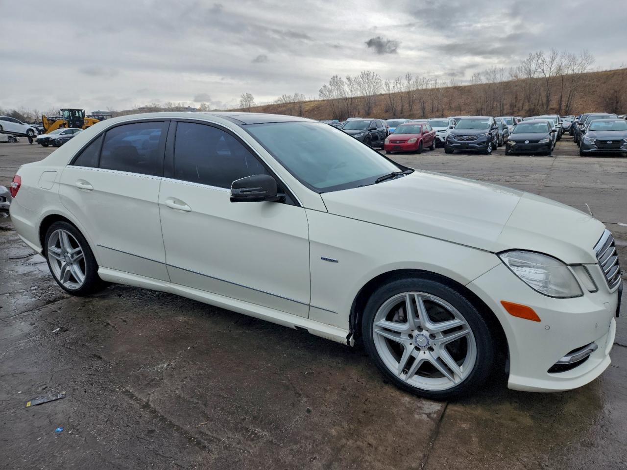 2012 Mercedes-benz E 350 4matic Белый vin: WDDHF8JB5CA575389