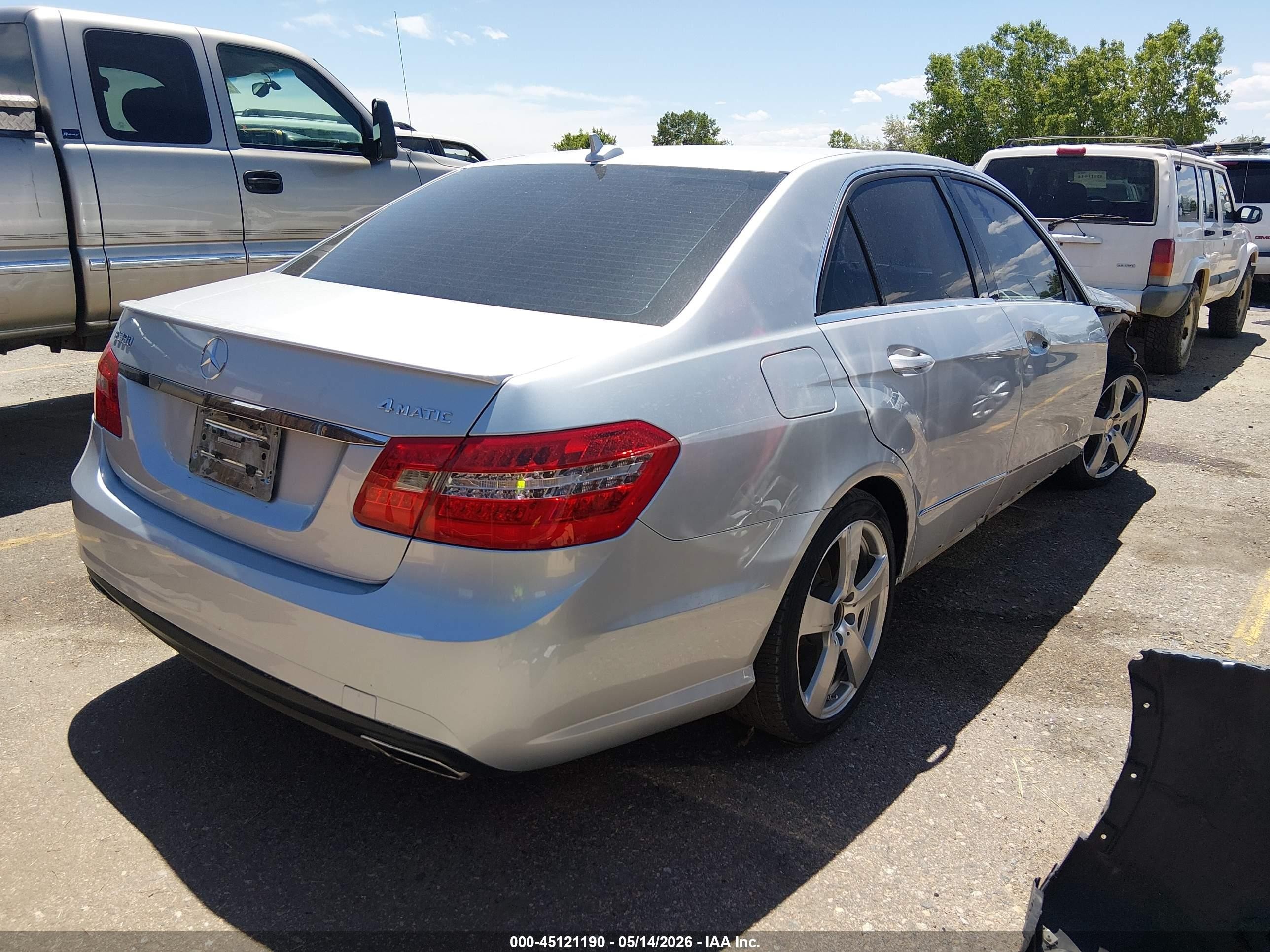 2012 Mercedes-benz E 350 4matic Silver vin: WDDHF8JB5CA621710