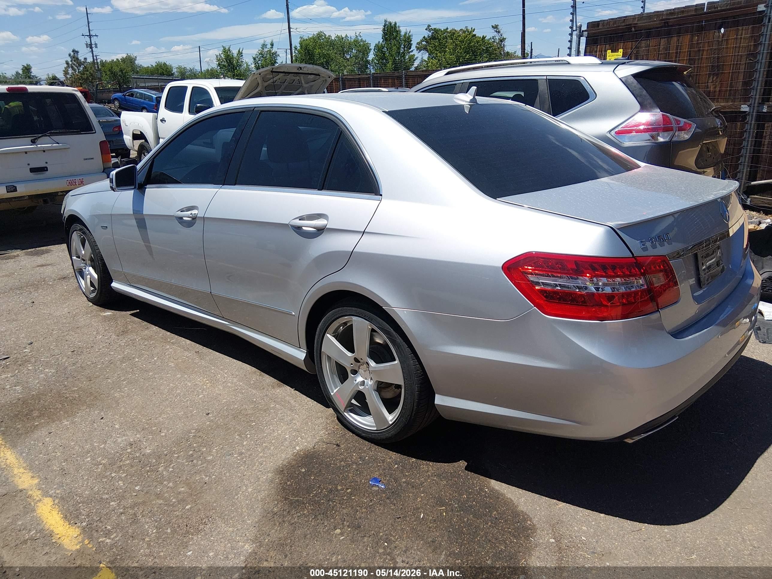 2012 Mercedes-benz E 350 4matic Silver vin: WDDHF8JB5CA621710