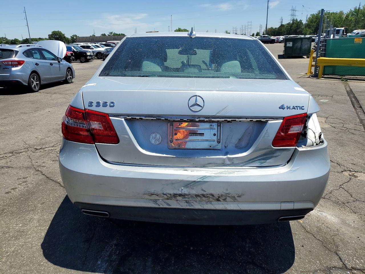 2012 Mercedes-benz E 350 4matic Silver vin: WDDHF8JB5CA646669