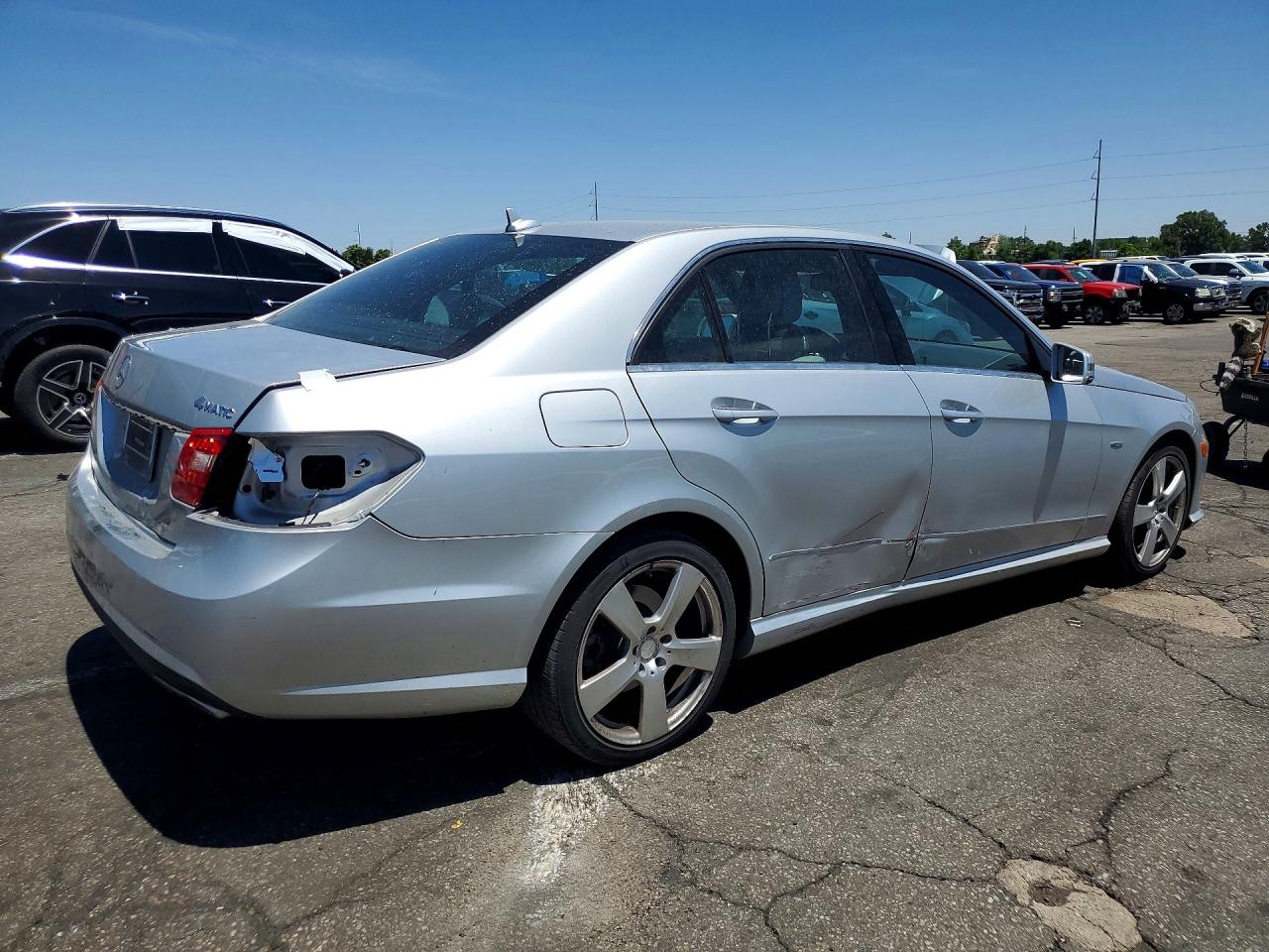 2012 Mercedes-benz E 350 4matic Silver vin: WDDHF8JB5CA646669