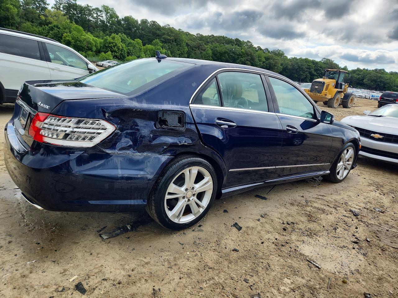 2013 Mercedes-benz E 350 4matic Blue vin: WDDHF8JB5DA700022