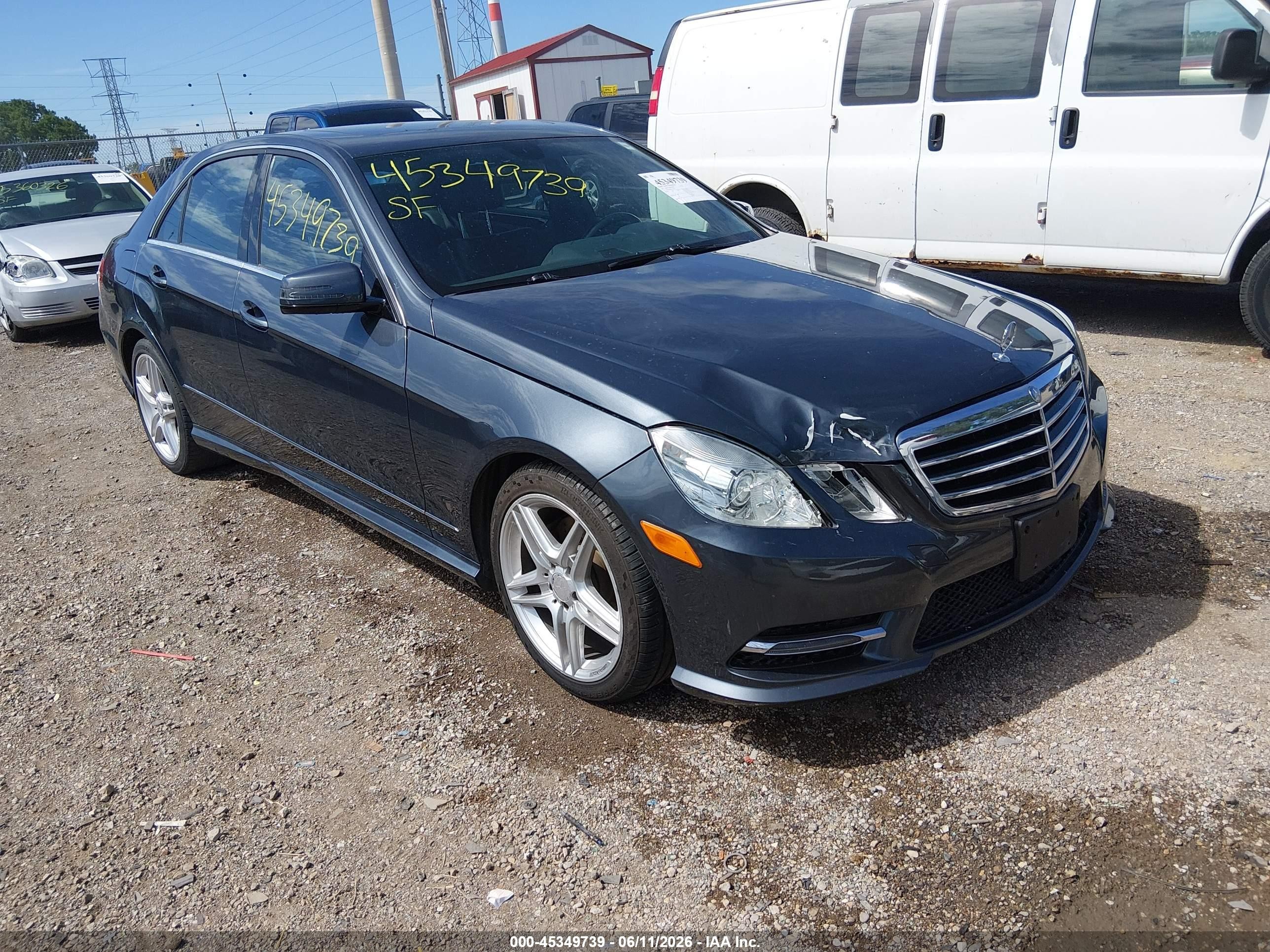 2013 Mercedes-benz E 350 4matic Gray vin: WDDHF8JB5DA708329