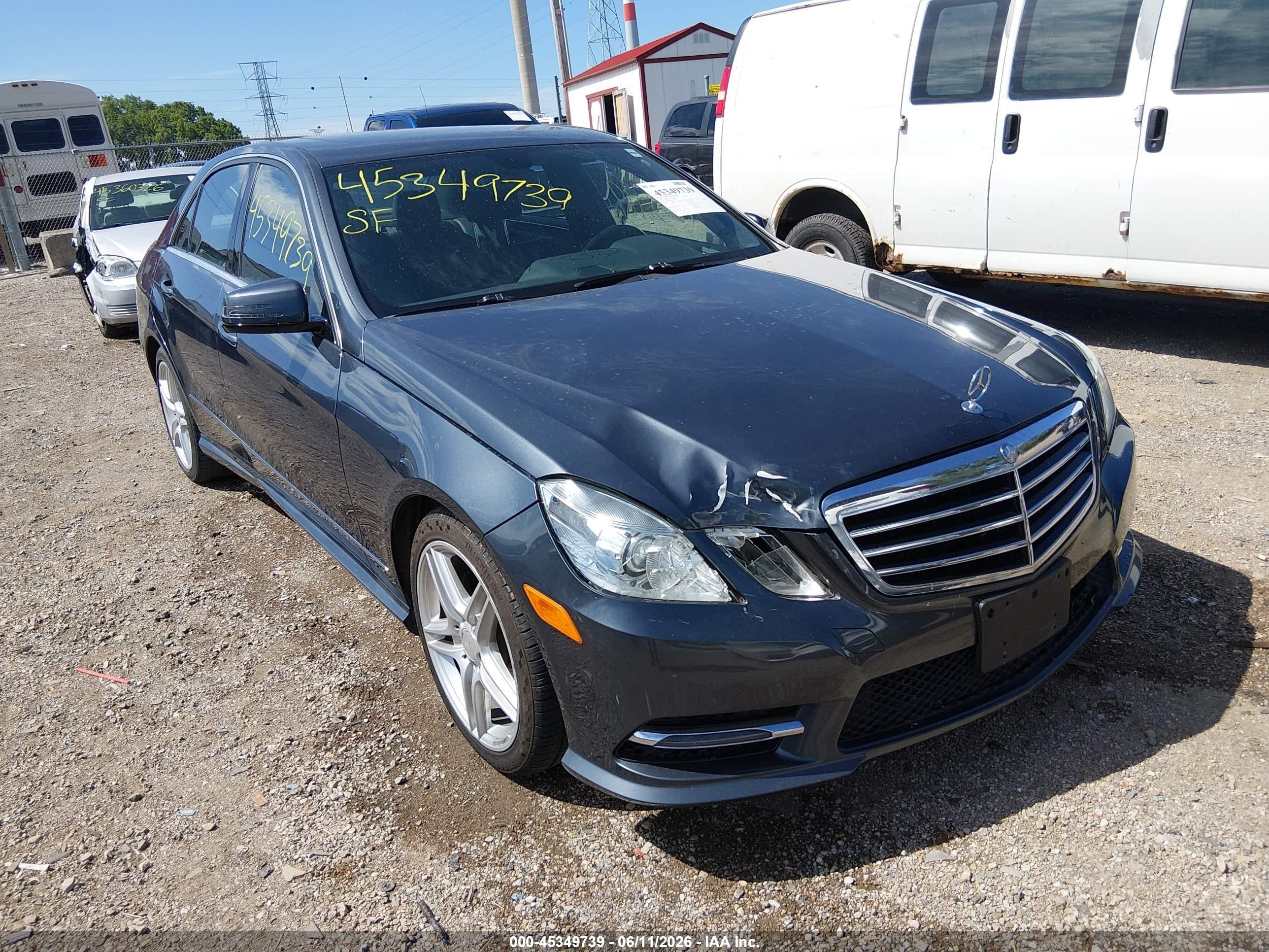 2013 Mercedes-benz E 350 4matic Gray vin: WDDHF8JB5DA708329