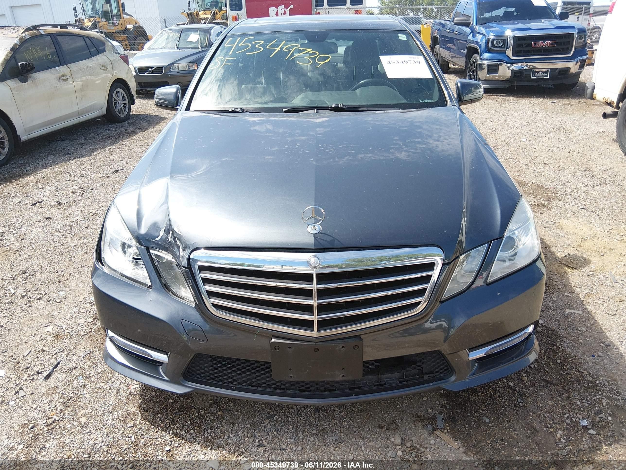2013 Mercedes-benz E 350 4matic Gray vin: WDDHF8JB5DA708329