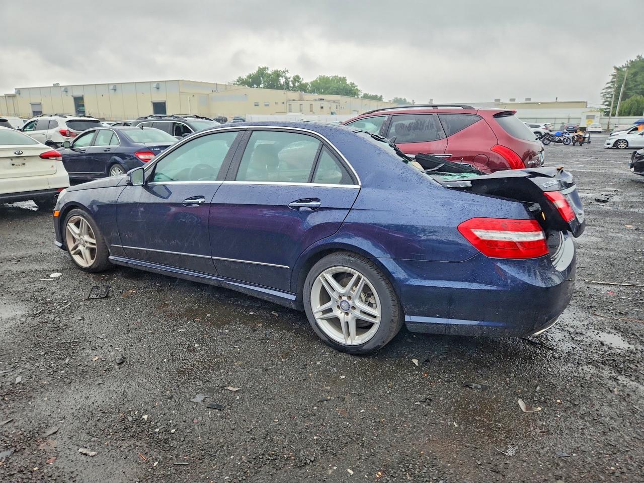 2013 Mercedes-benz E 350 4matic Blue vin: WDDHF8JB5DA723915