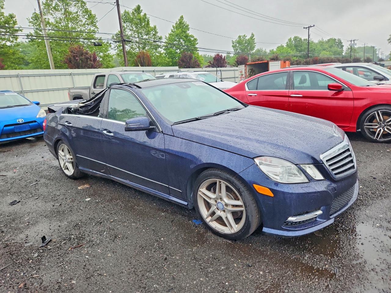 2013 Mercedes-benz E 350 4matic Blue vin: WDDHF8JB5DA723915