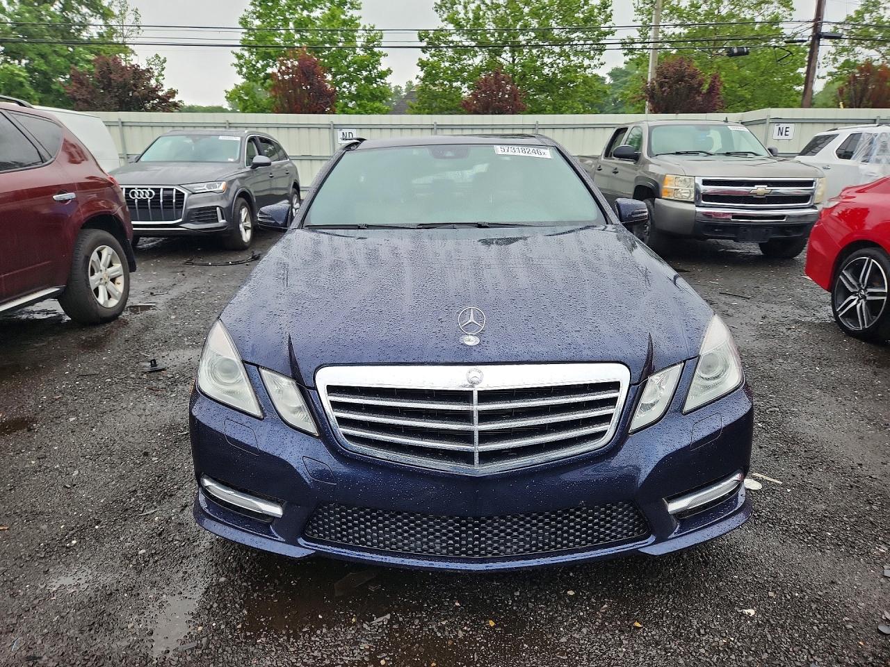 2013 Mercedes-benz E 350 4matic Blue vin: WDDHF8JB5DA723915