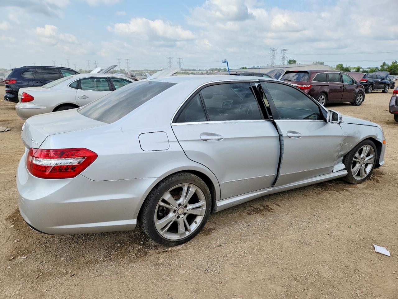 2013 Mercedes-benz E 350 4matic Silver vin: WDDHF8JB5DA725969