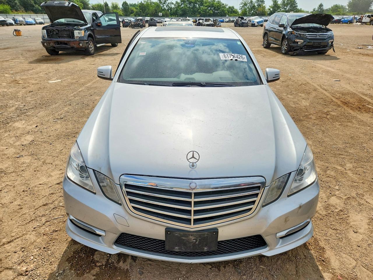 2013 Mercedes-benz E 350 4matic Silver vin: WDDHF8JB5DA725969