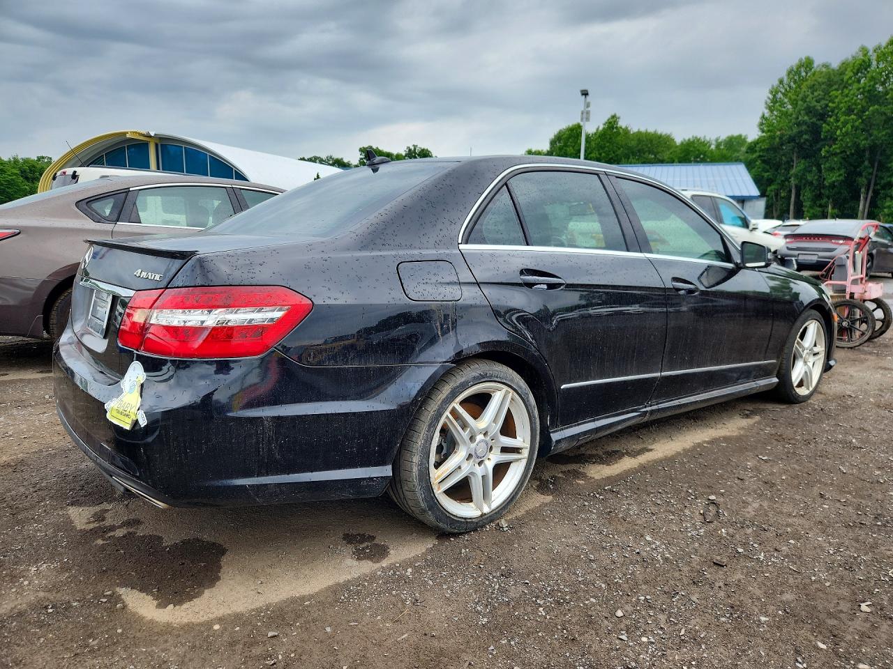 2013 Mercedes-benz E 350 4matic Black vin: WDDHF8JB5DA739998