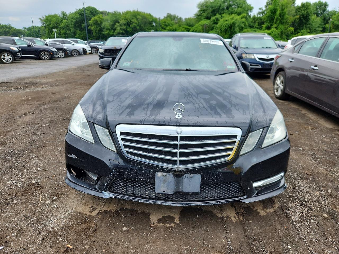 2013 Mercedes-benz E 350 4matic Black vin: WDDHF8JB5DA739998