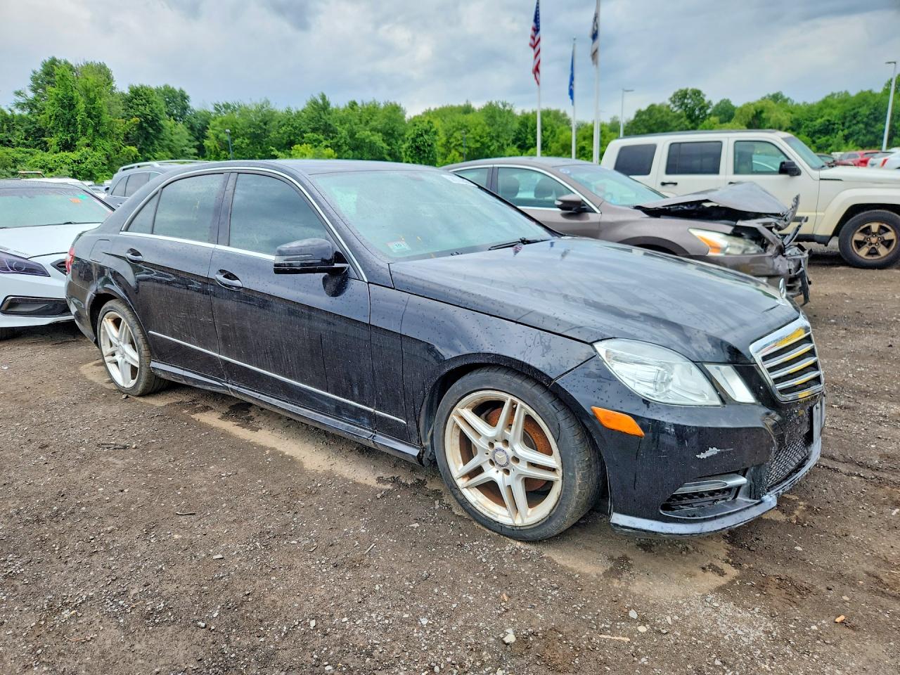 2013 Mercedes-benz E 350 4matic Black vin: WDDHF8JB5DA739998