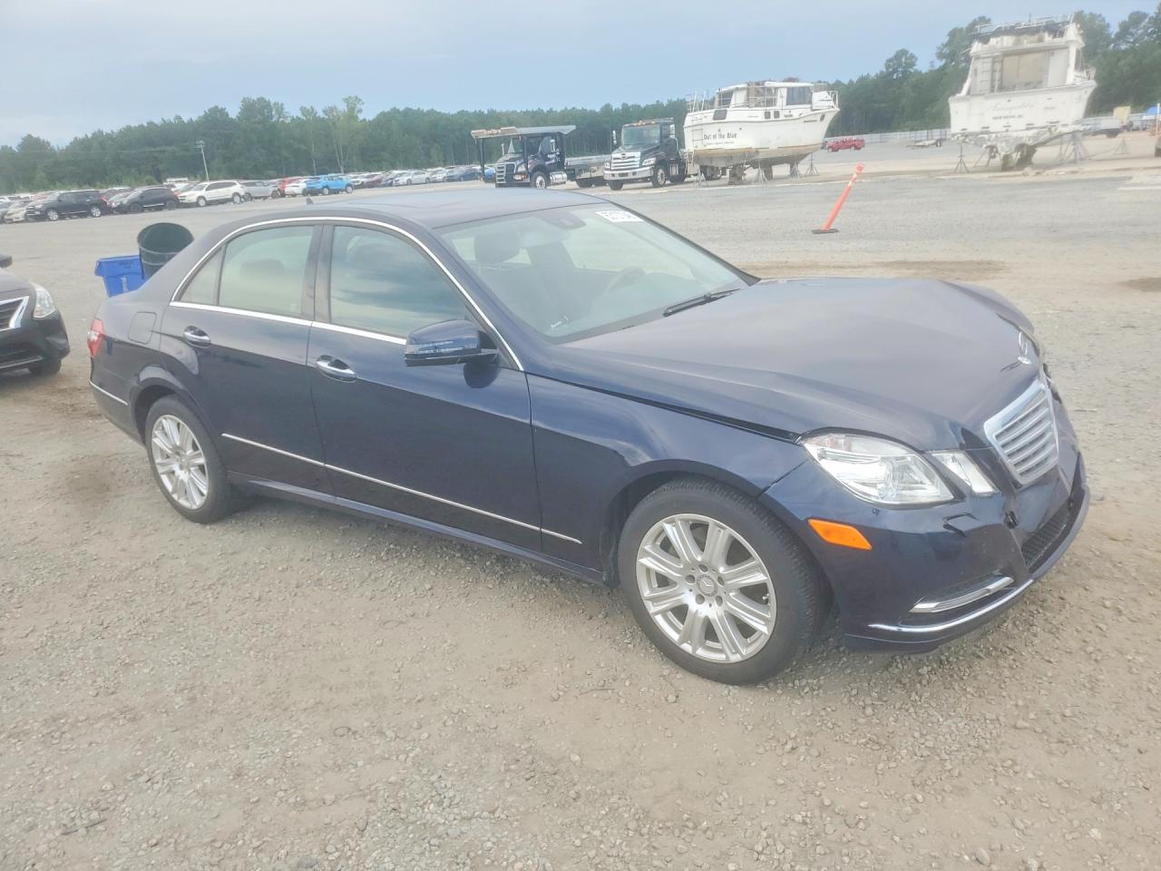 2013 Mercedes-benz E 350 4matic Blue vin: WDDHF8JB5DA742576
