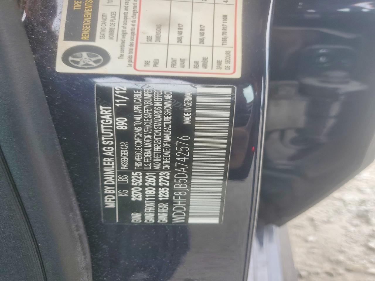 2013 Mercedes-benz E 350 4matic Blue vin: WDDHF8JB5DA742576