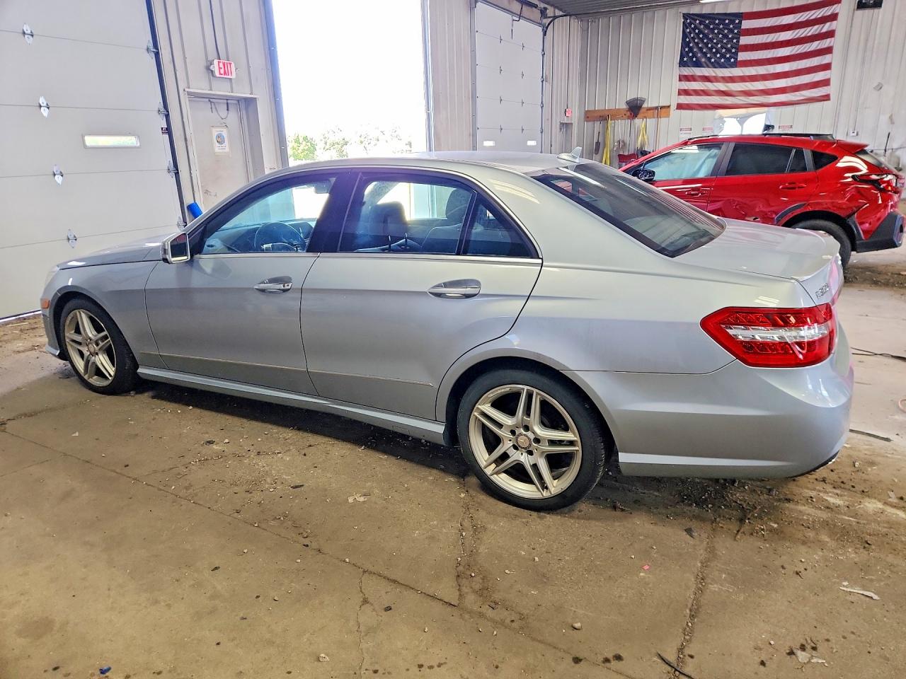 2013 Mercedes-benz E 350 4matic Silver vin: WDDHF8JB5DA753402