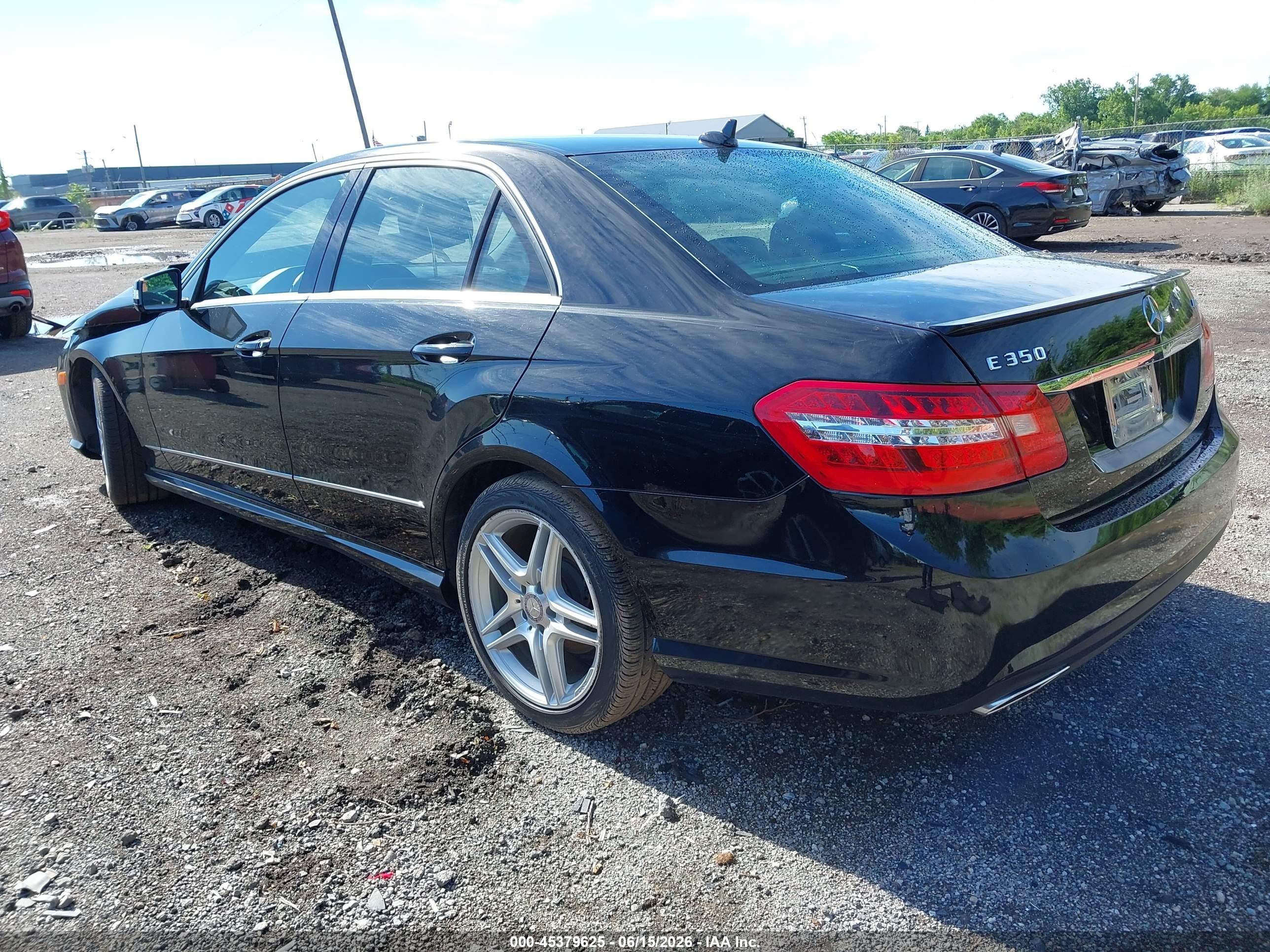2013 Mercedes-benz E 350 4matic Black vin: WDDHF8JB5DA764674