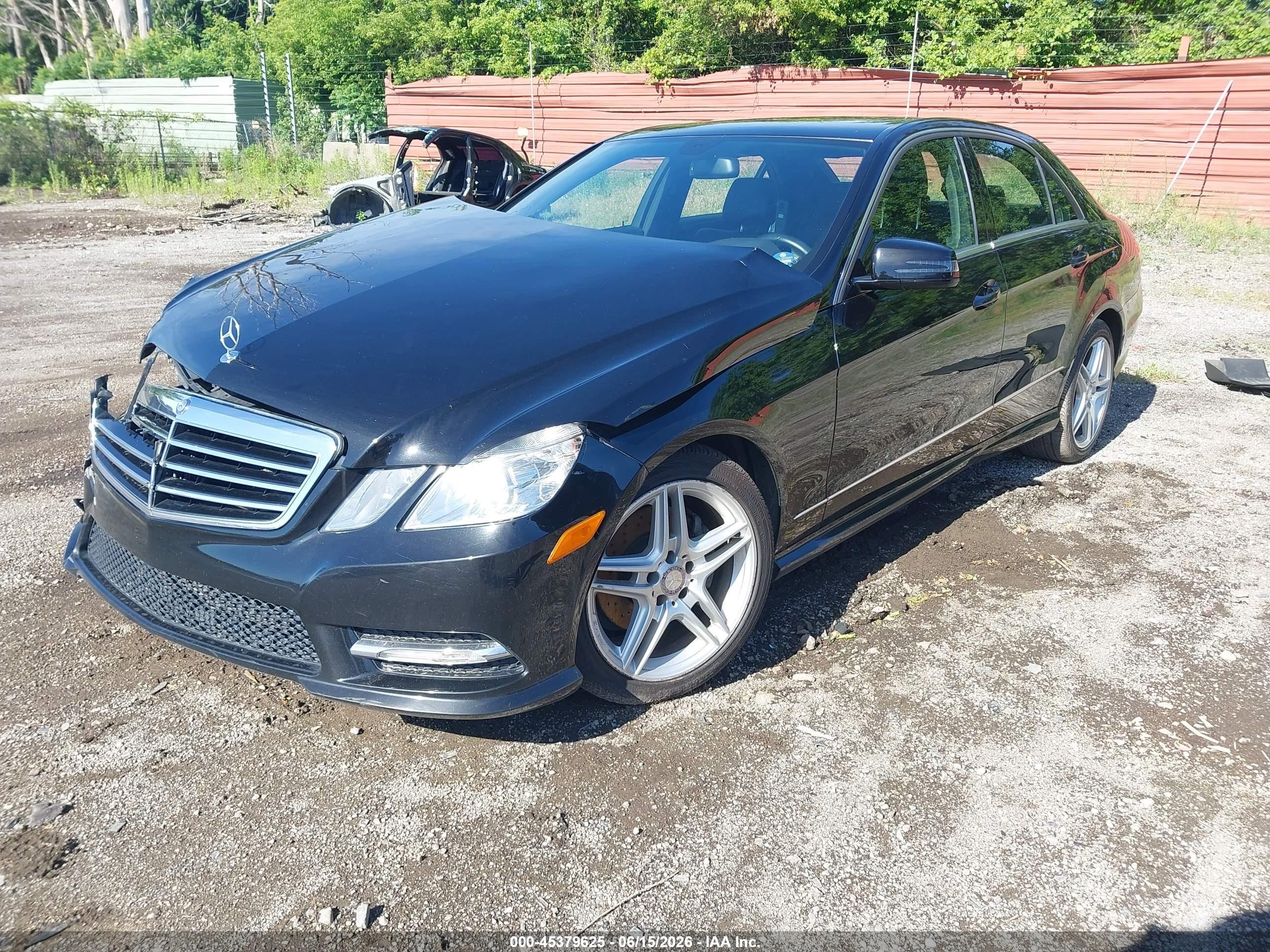 2013 Mercedes-benz E 350 4matic Black vin: WDDHF8JB5DA764674