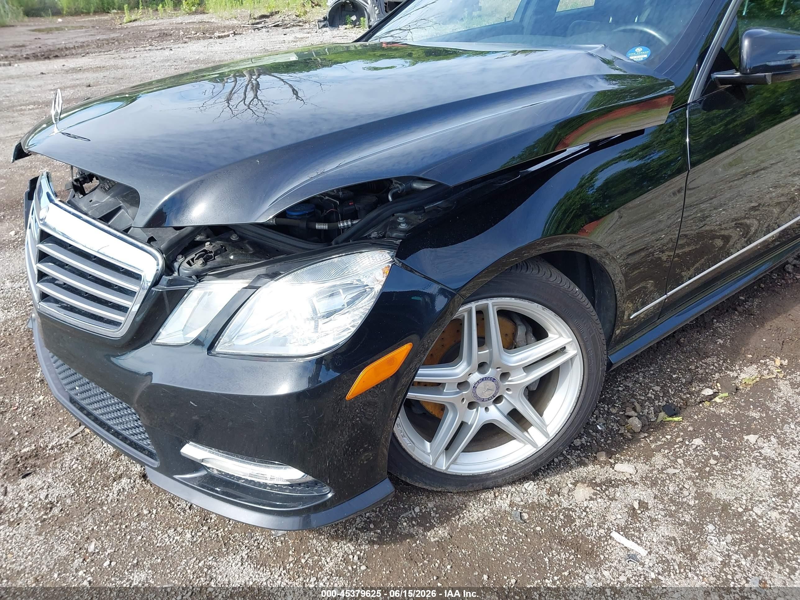 2013 Mercedes-benz E 350 4matic Black vin: WDDHF8JB5DA764674