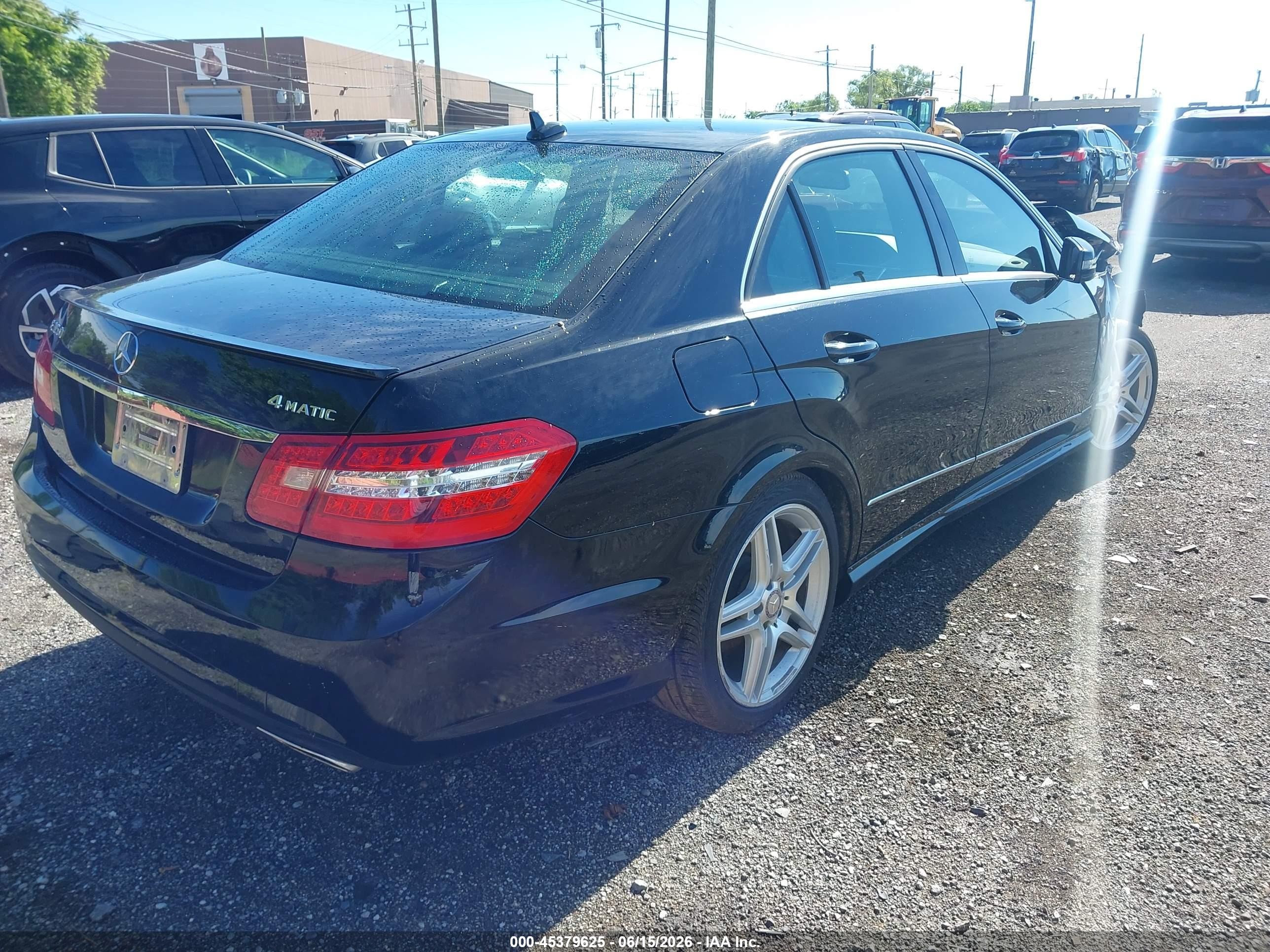 2013 Mercedes-benz E 350 4matic Black vin: WDDHF8JB5DA764674