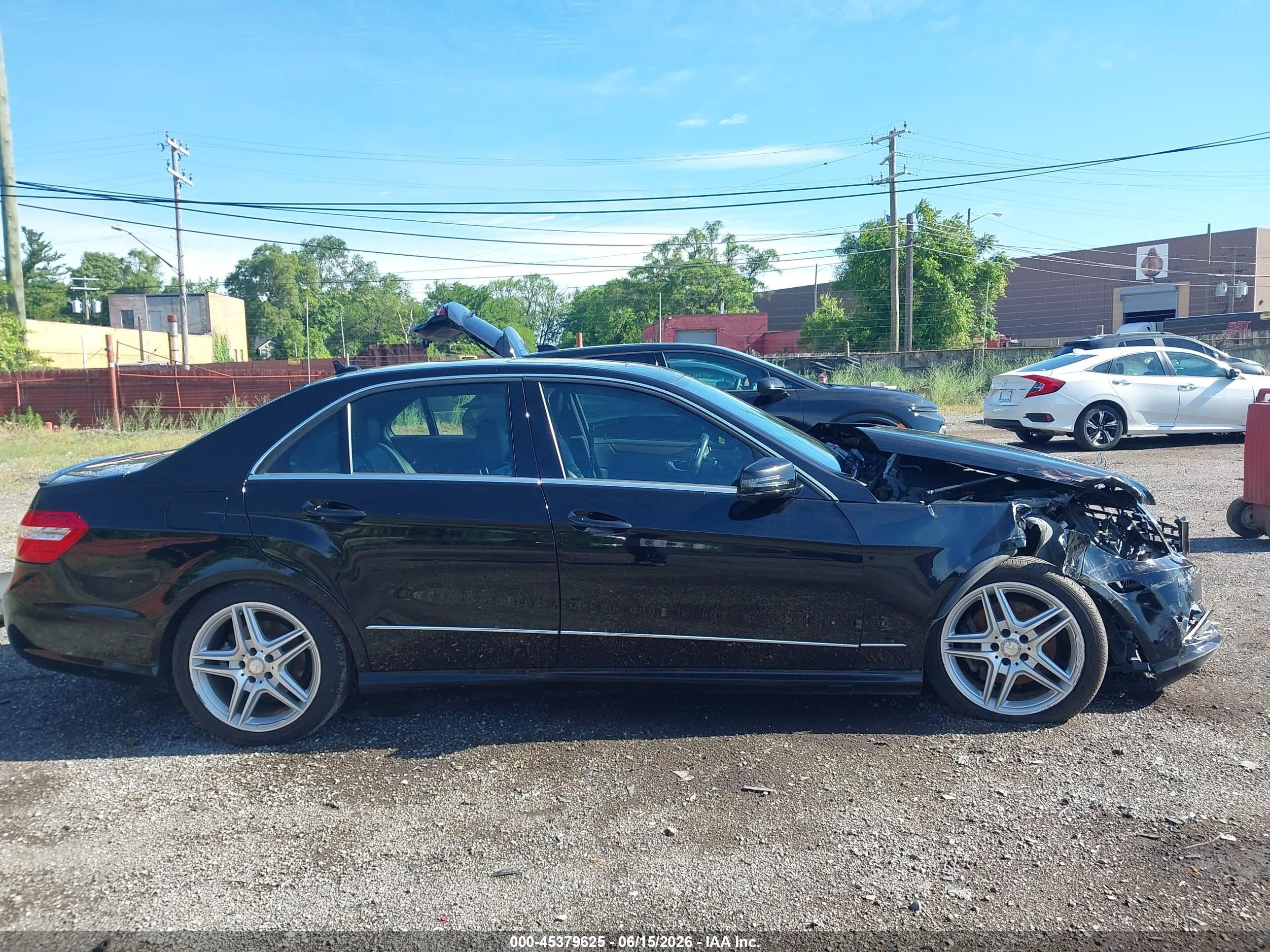2013 Mercedes-benz E 350 4matic Black vin: WDDHF8JB5DA764674
