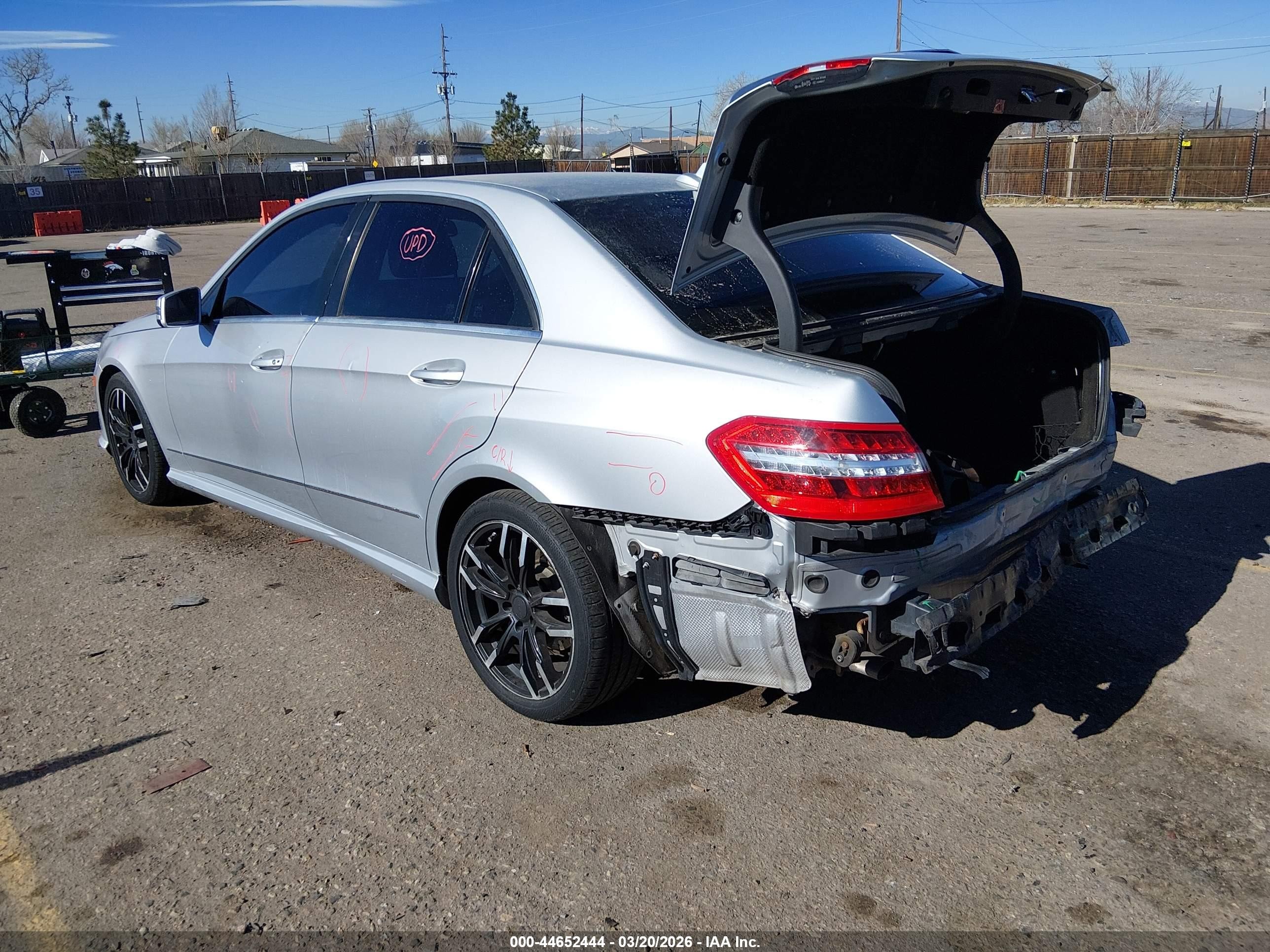 2013 Mercedes-benz E 350 4matic Silver vin: WDDHF8JB5DA766778