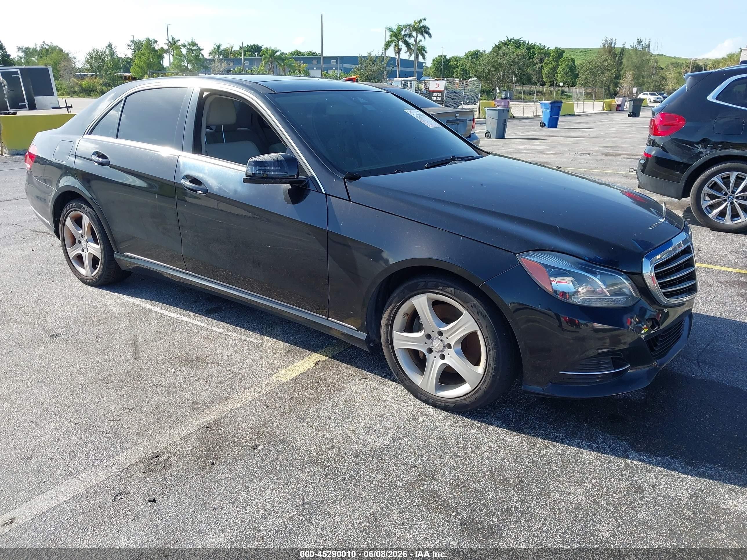 2014 Mercedes-benz E 350 4matic Black vin: WDDHF8JB5EA830349