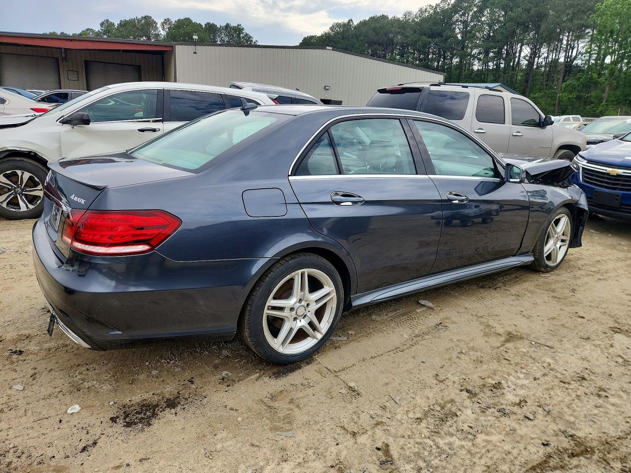 2014 Mercedes-benz E 350 4matic Silver vin: WDDHF8JB5EA837284