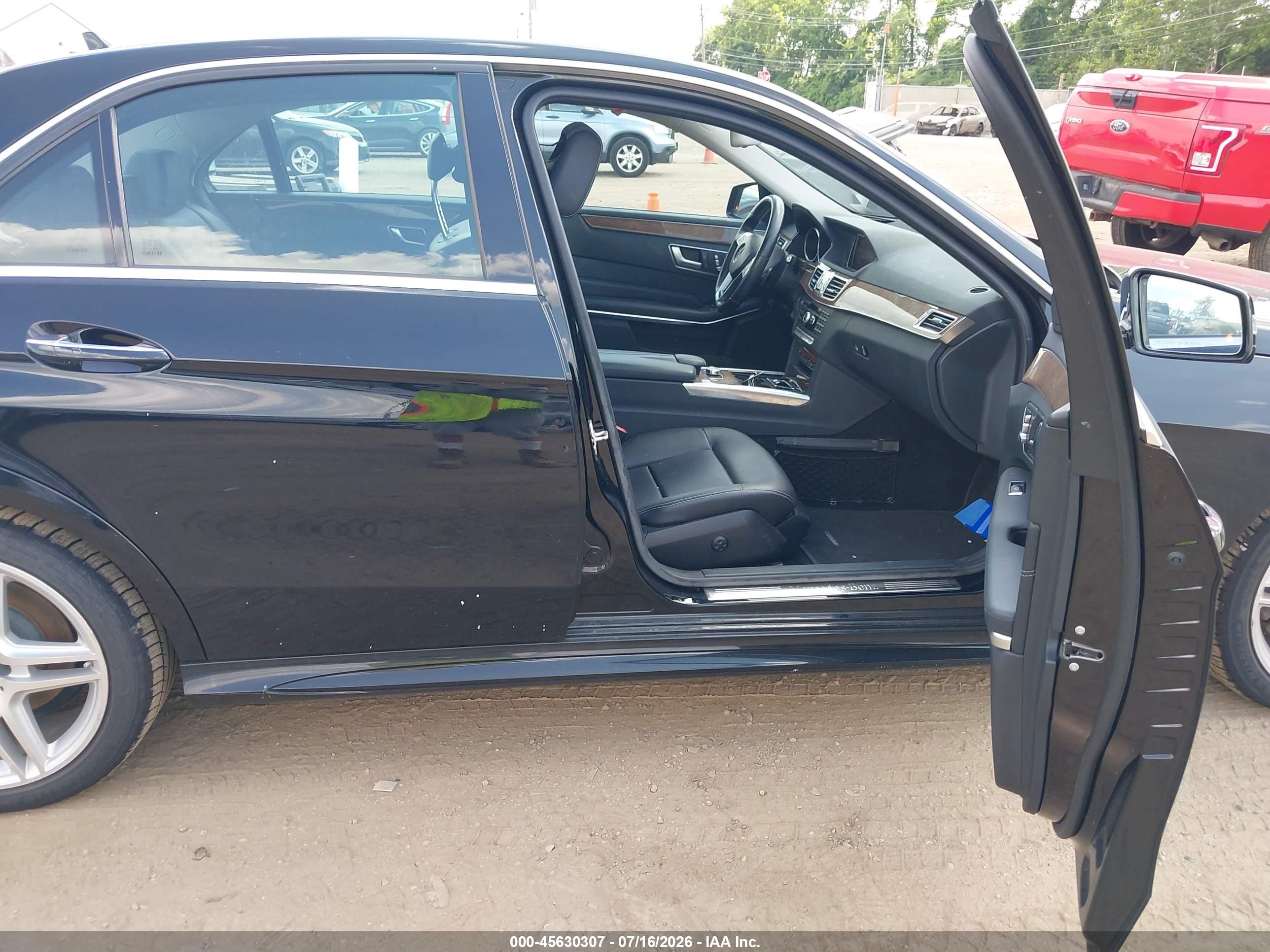 2014 Mercedes-benz E 350 4matic Black vin: WDDHF8JB5EA874447