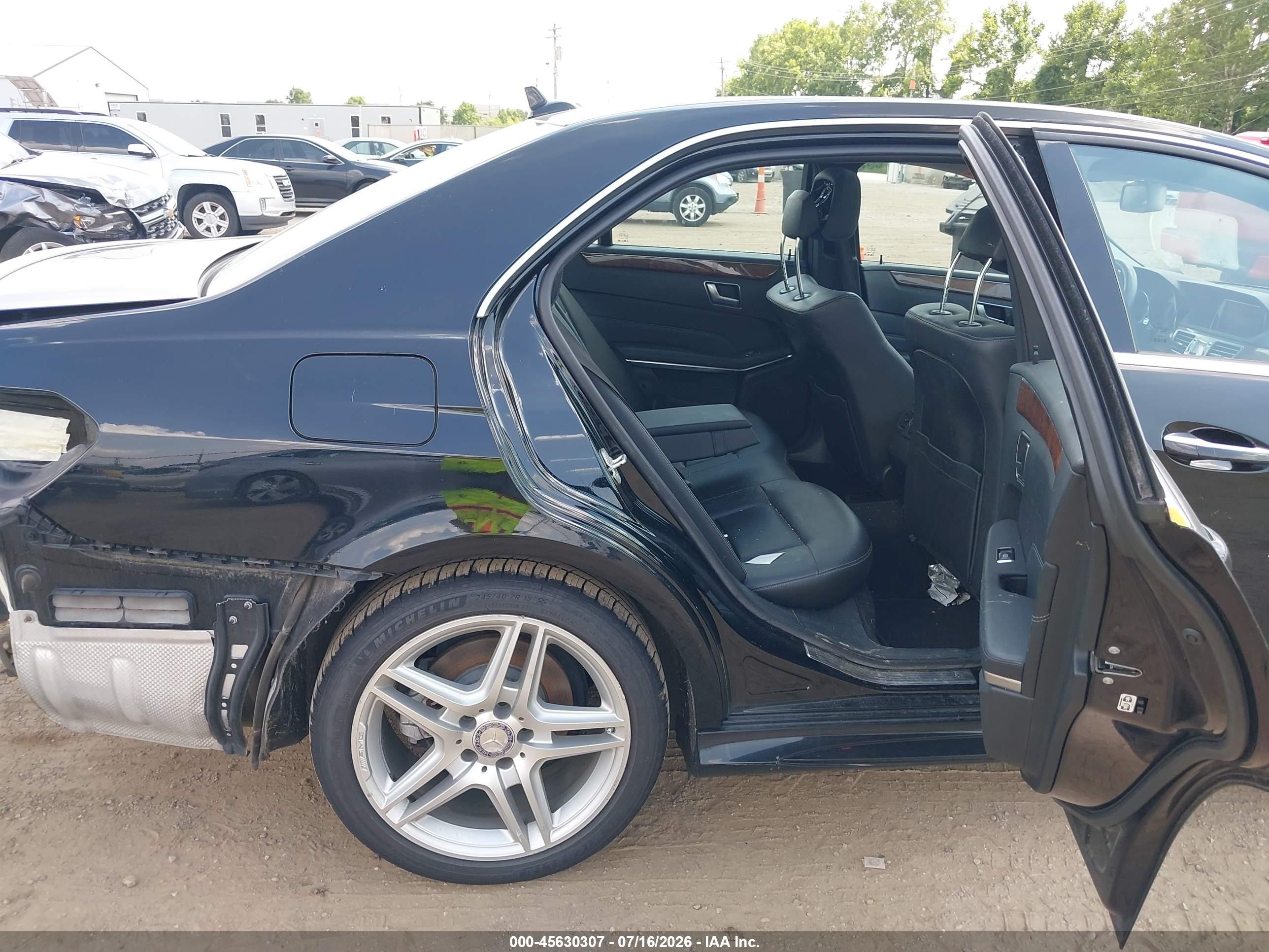 2014 Mercedes-benz E 350 4matic Black vin: WDDHF8JB5EA874447