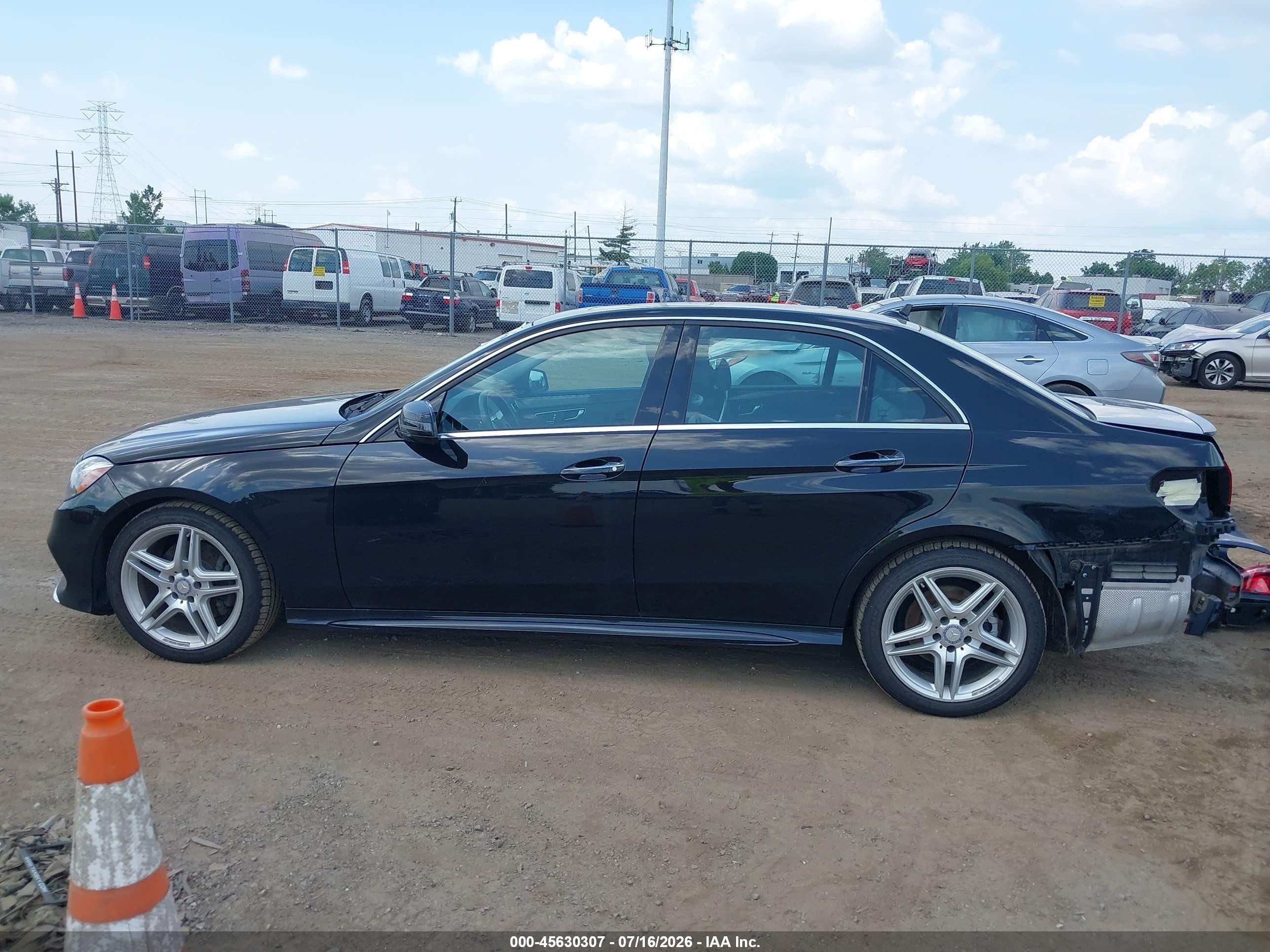 2014 Mercedes-benz E 350 4matic Black vin: WDDHF8JB5EA874447