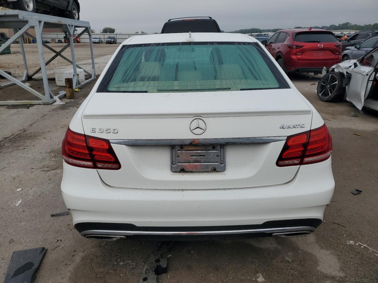 2014 Mercedes-benz E 350 4matic White vin: WDDHF8JB5EA886100