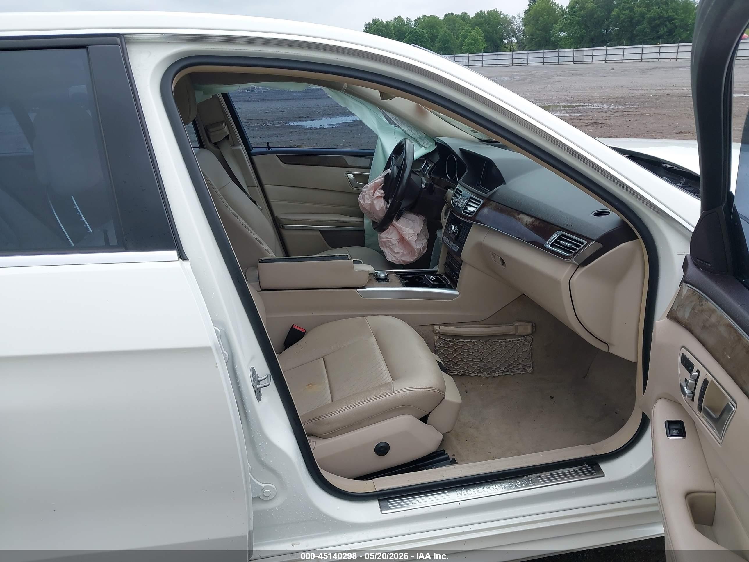 2014 Mercedes-benz E 350 4matic Белый vin: WDDHF8JB5EA902067
