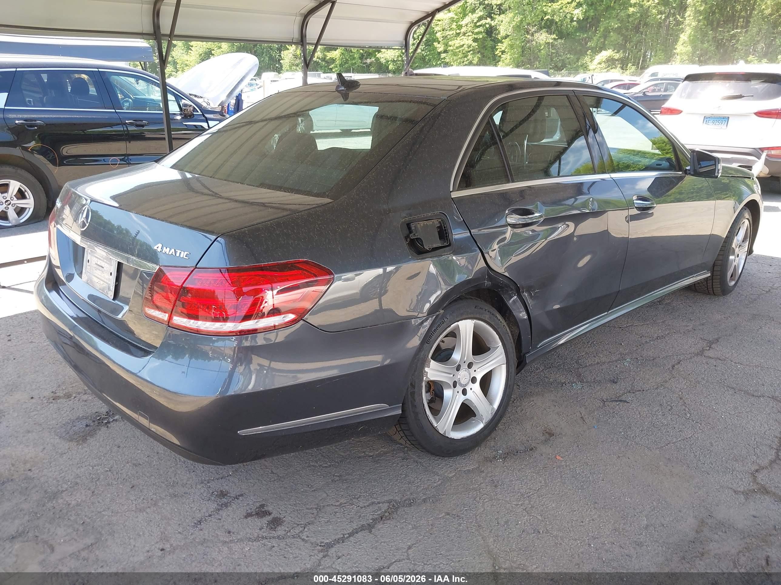 2014 Mercedes-benz E 350 4matic Серый vin: WDDHF8JB5EA977917