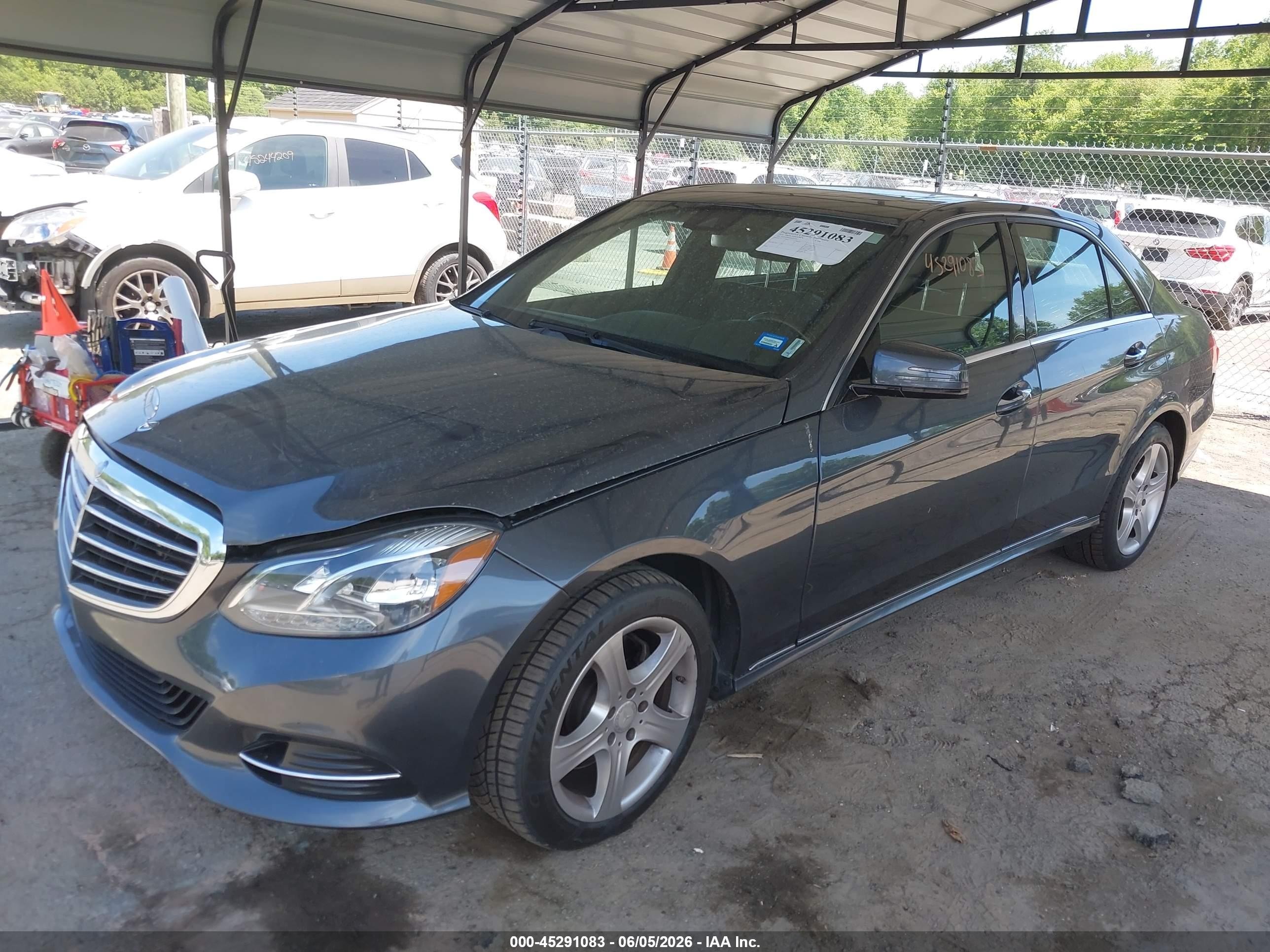 2014 Mercedes-benz E 350 4matic Серый vin: WDDHF8JB5EA977917