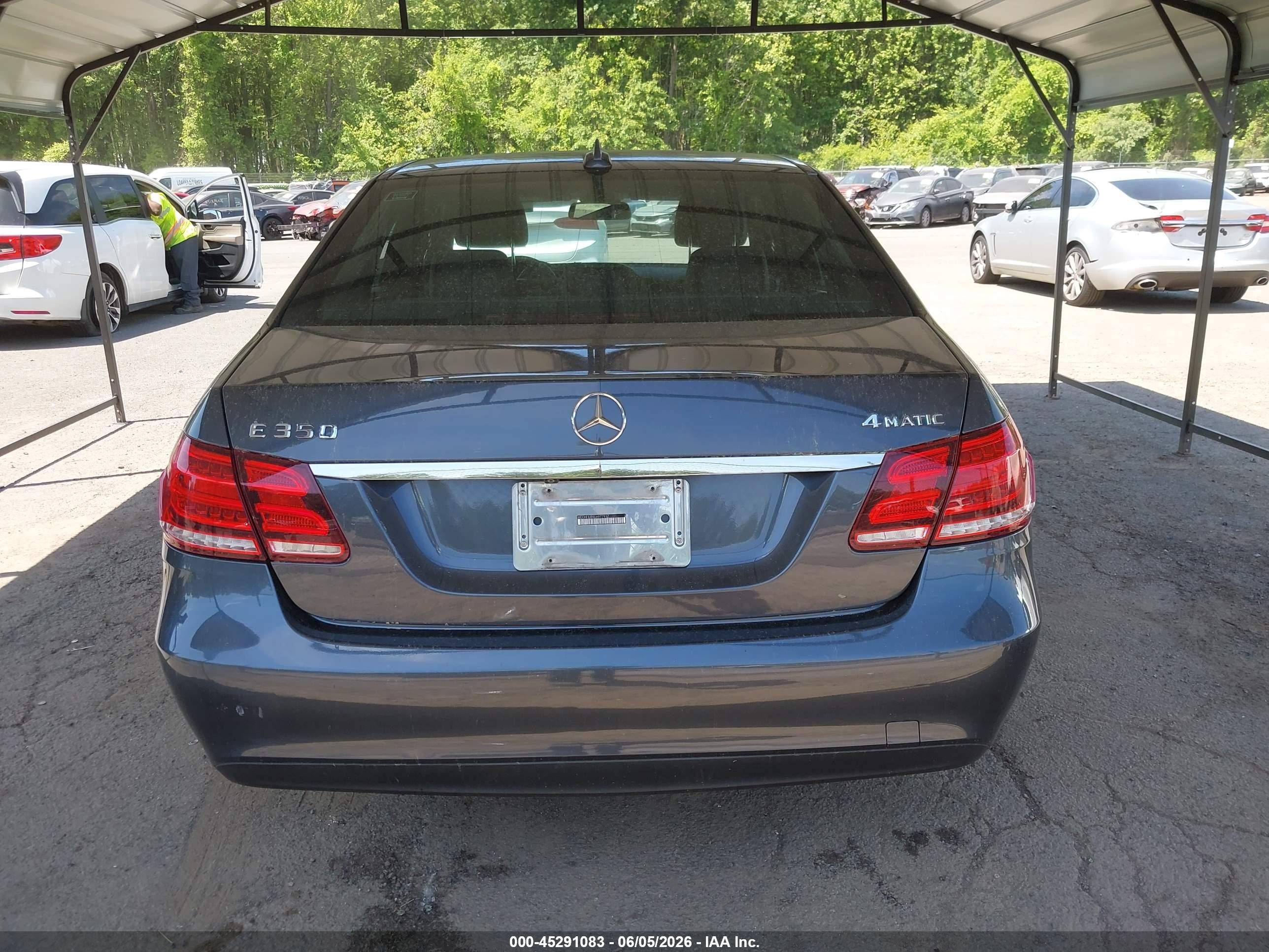 2014 Mercedes-benz E 350 4matic Серый vin: WDDHF8JB5EA977917
