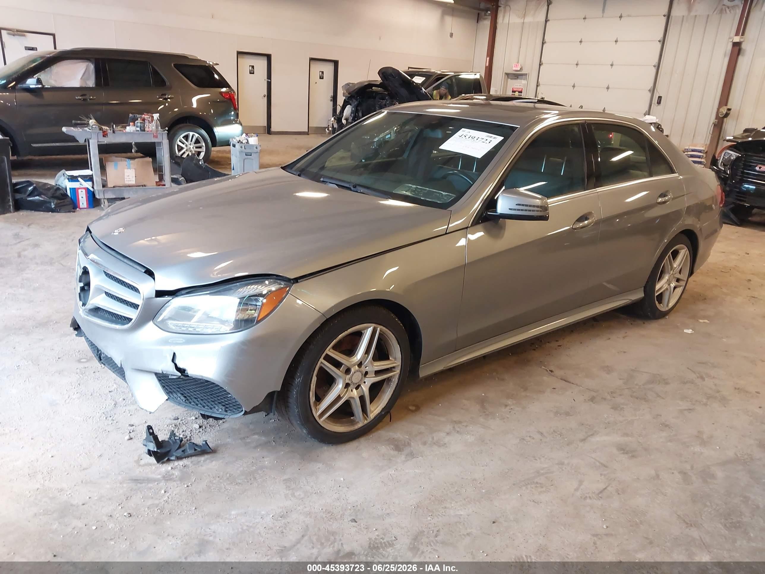 2014 Mercedes-benz E 350 4matic Серебряный vin: WDDHF8JB5EA982034