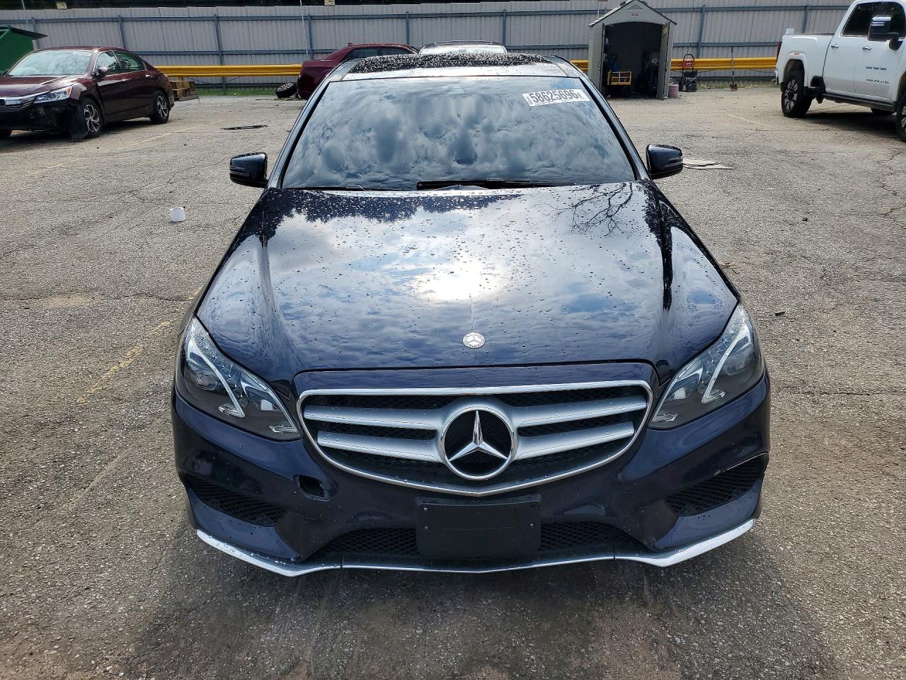 2014 Mercedes-benz E 350 4matic Blue vin: WDDHF8JB5EA992756