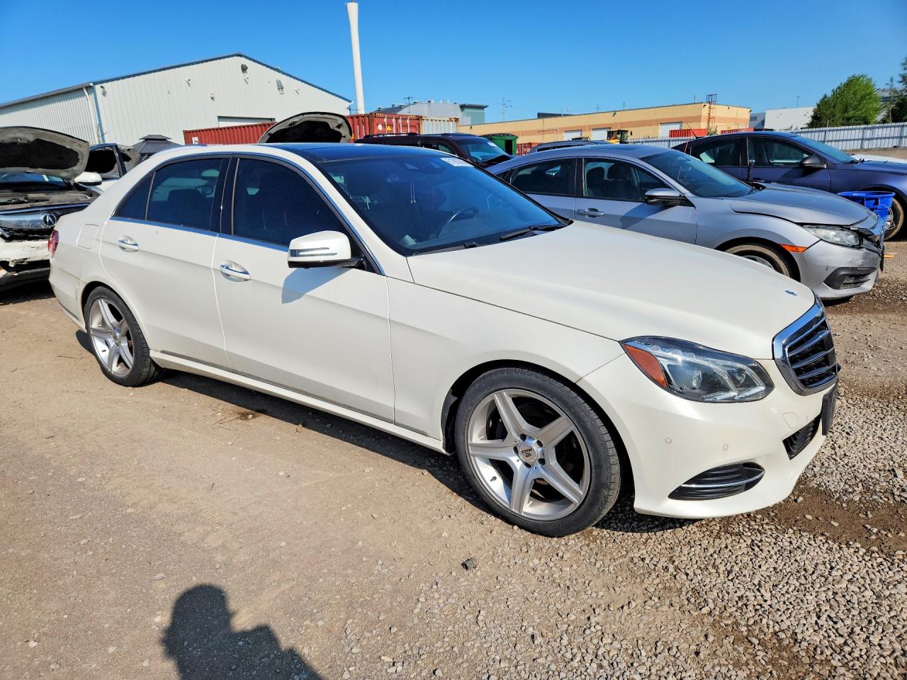 2014 Mercedes-benz E 350 4matic White vin: WDDHF8JB5EA993096