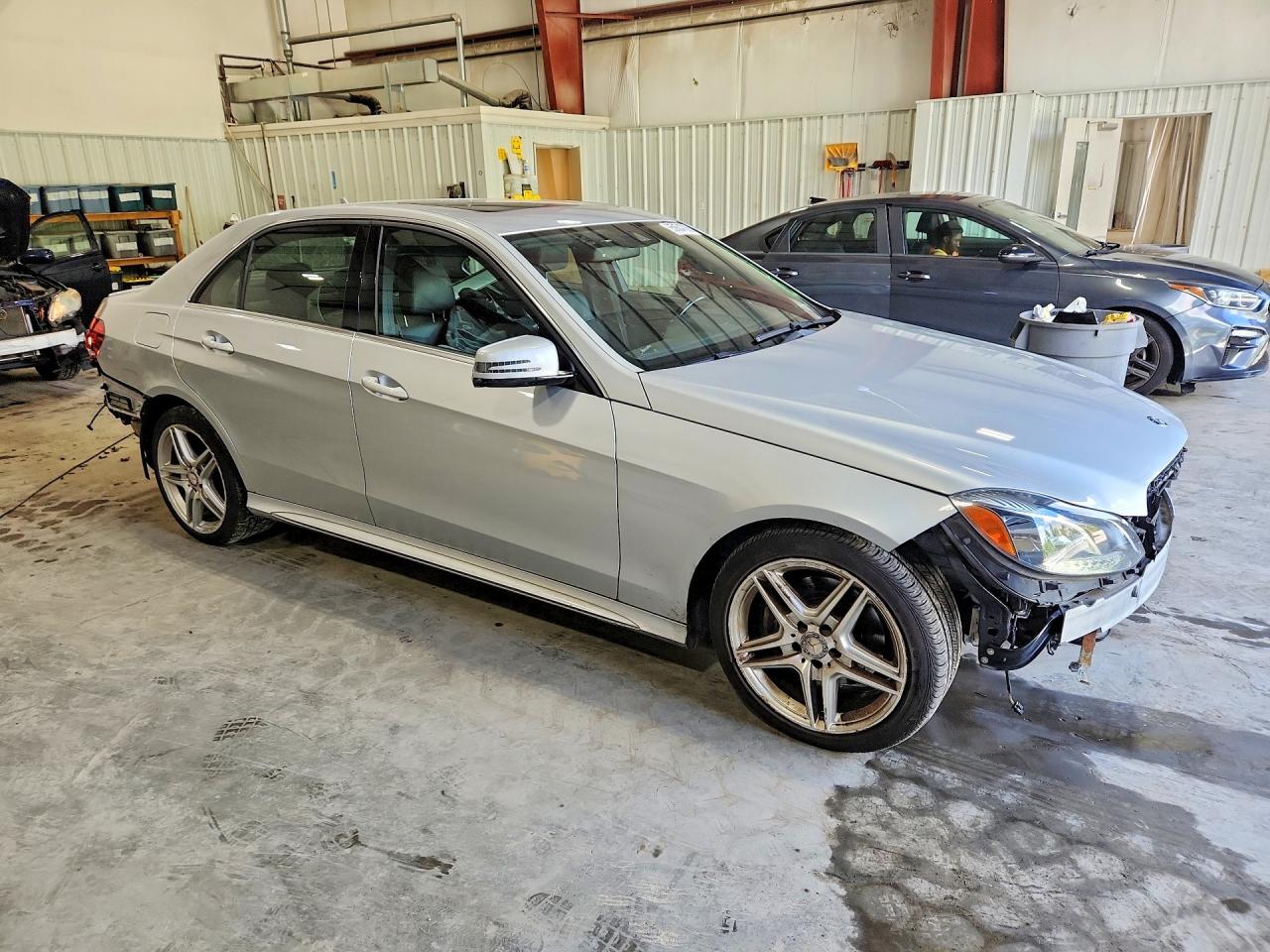 2014 Mercedes-benz E 350 4matic Silver vin: WDDHF8JB5EB021699