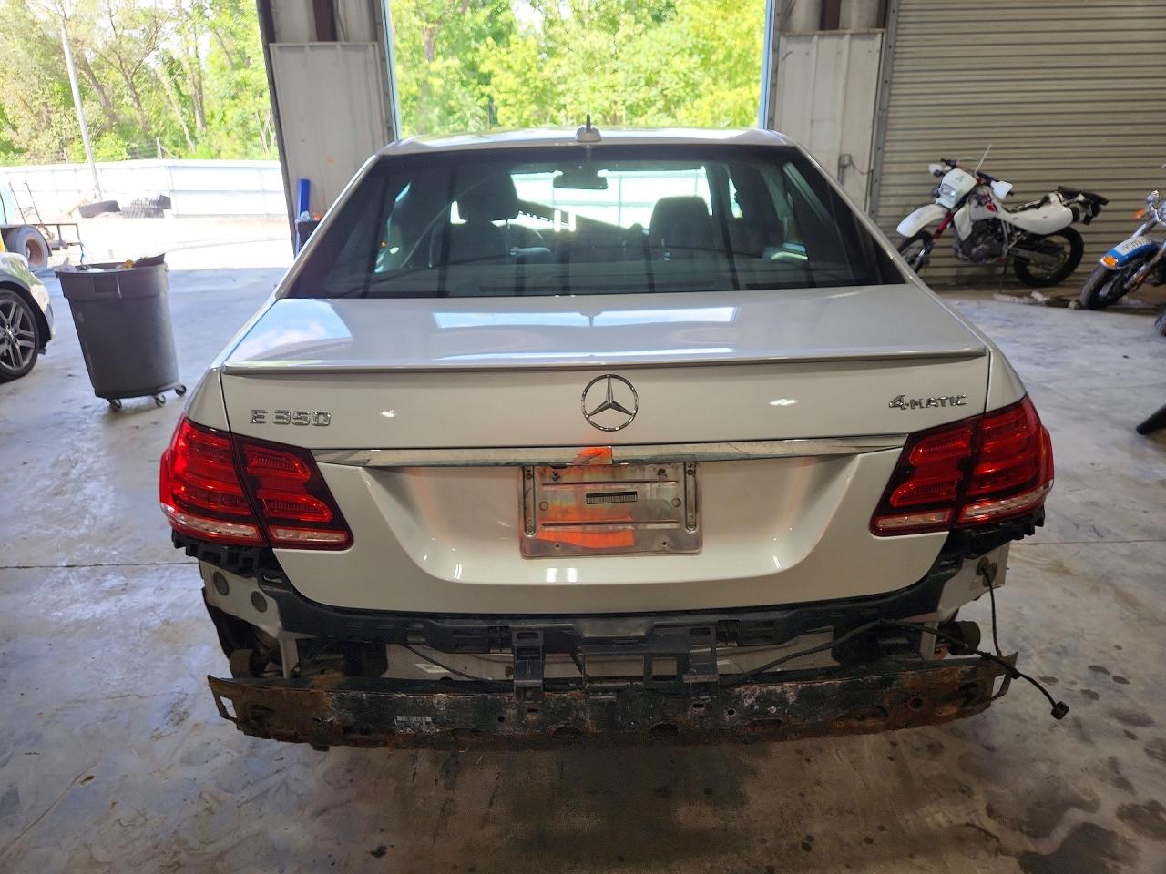 2014 Mercedes-benz E 350 4matic Silver vin: WDDHF8JB5EB021699