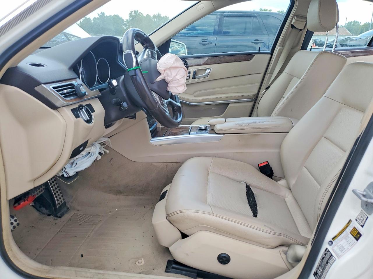 2014 Mercedes-benz E 350 4matic White vin: WDDHF8JB5EB067324