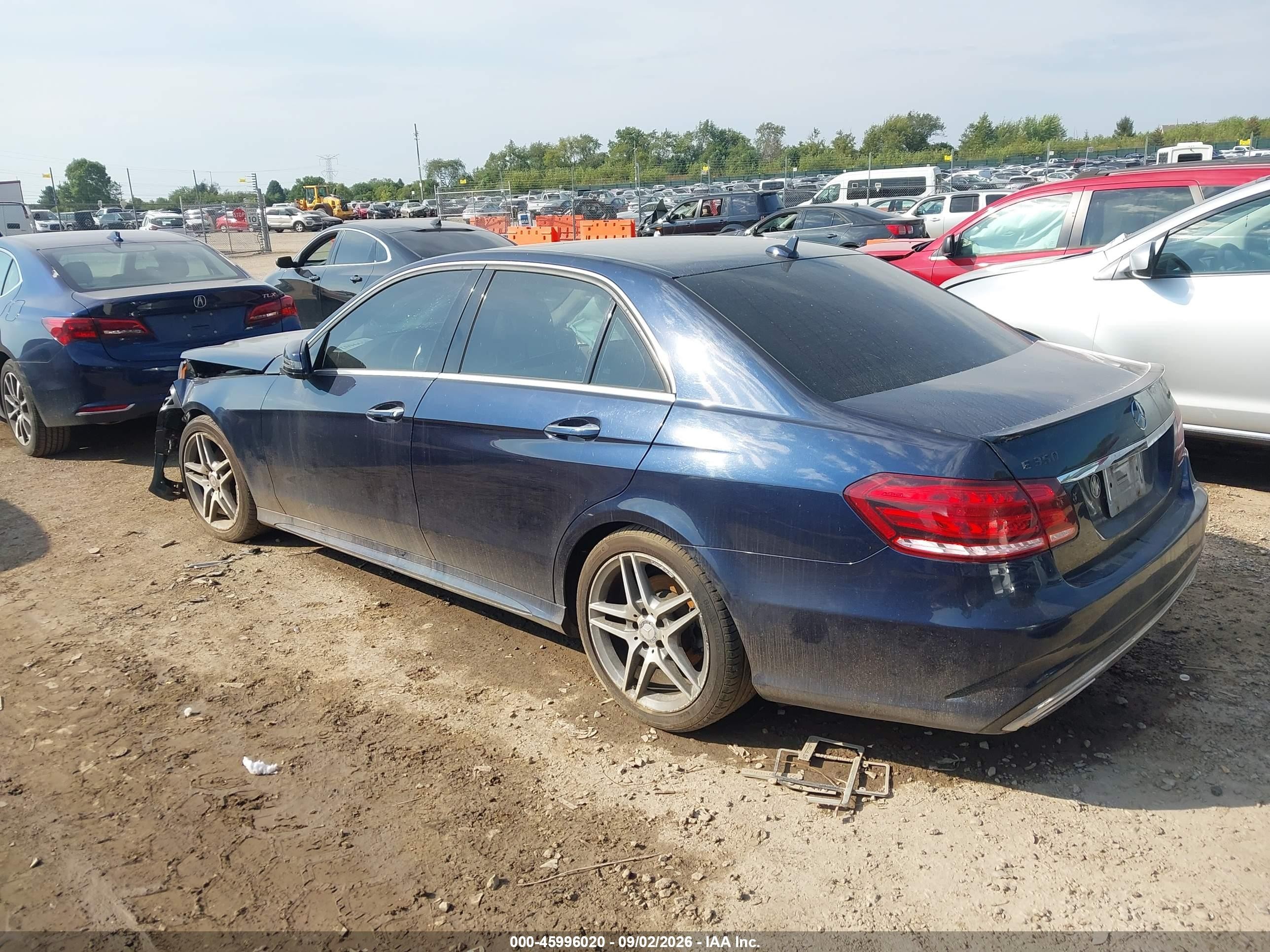 2015 Mercedes-benz E 350 4matic Blue vin: WDDHF8JB5FB092676