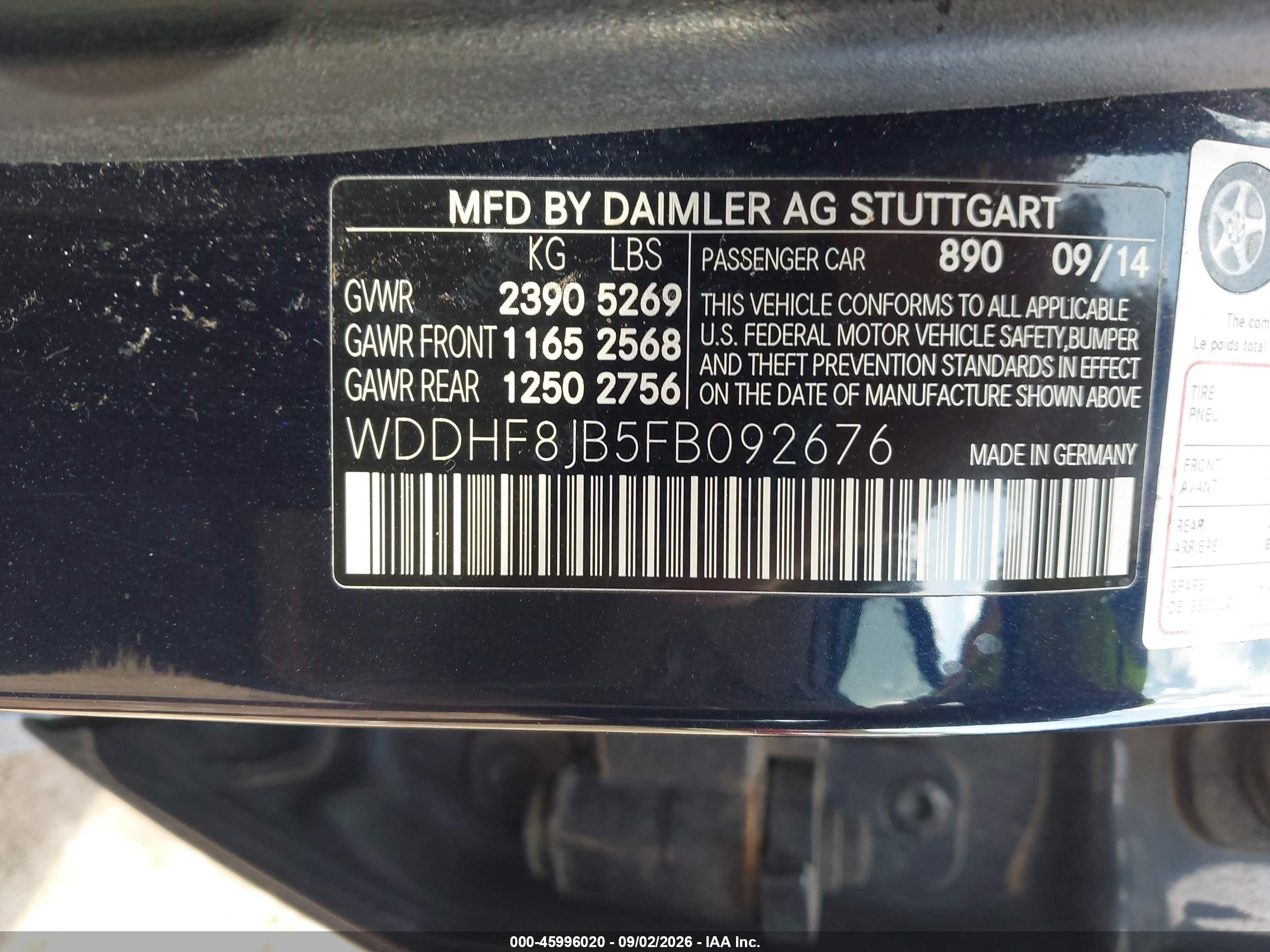 2015 Mercedes-benz E 350 4matic Blue vin: WDDHF8JB5FB092676