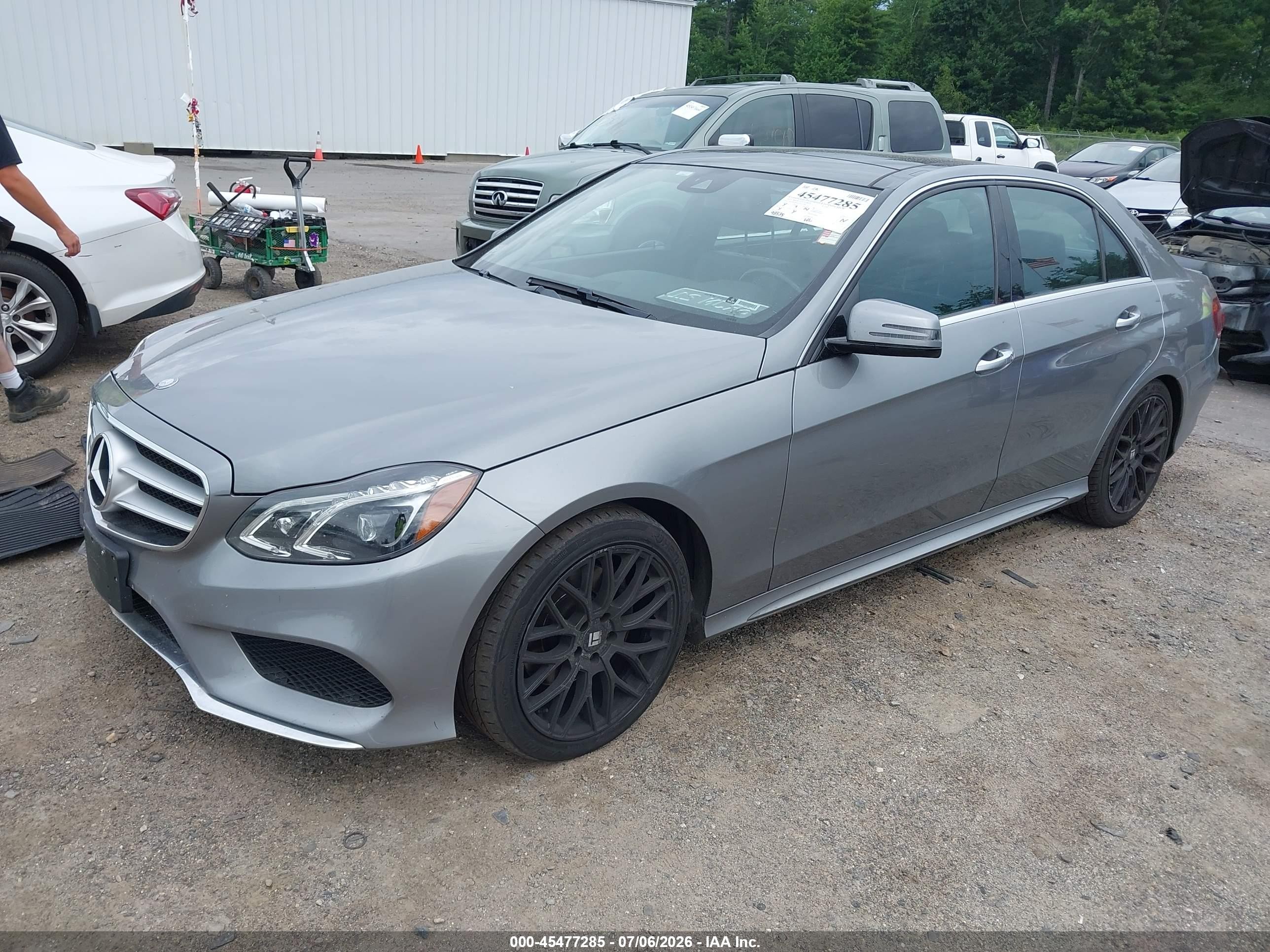 2015 Mercedes-benz E 350 4matic Серебряный vin: WDDHF8JB5FB103708