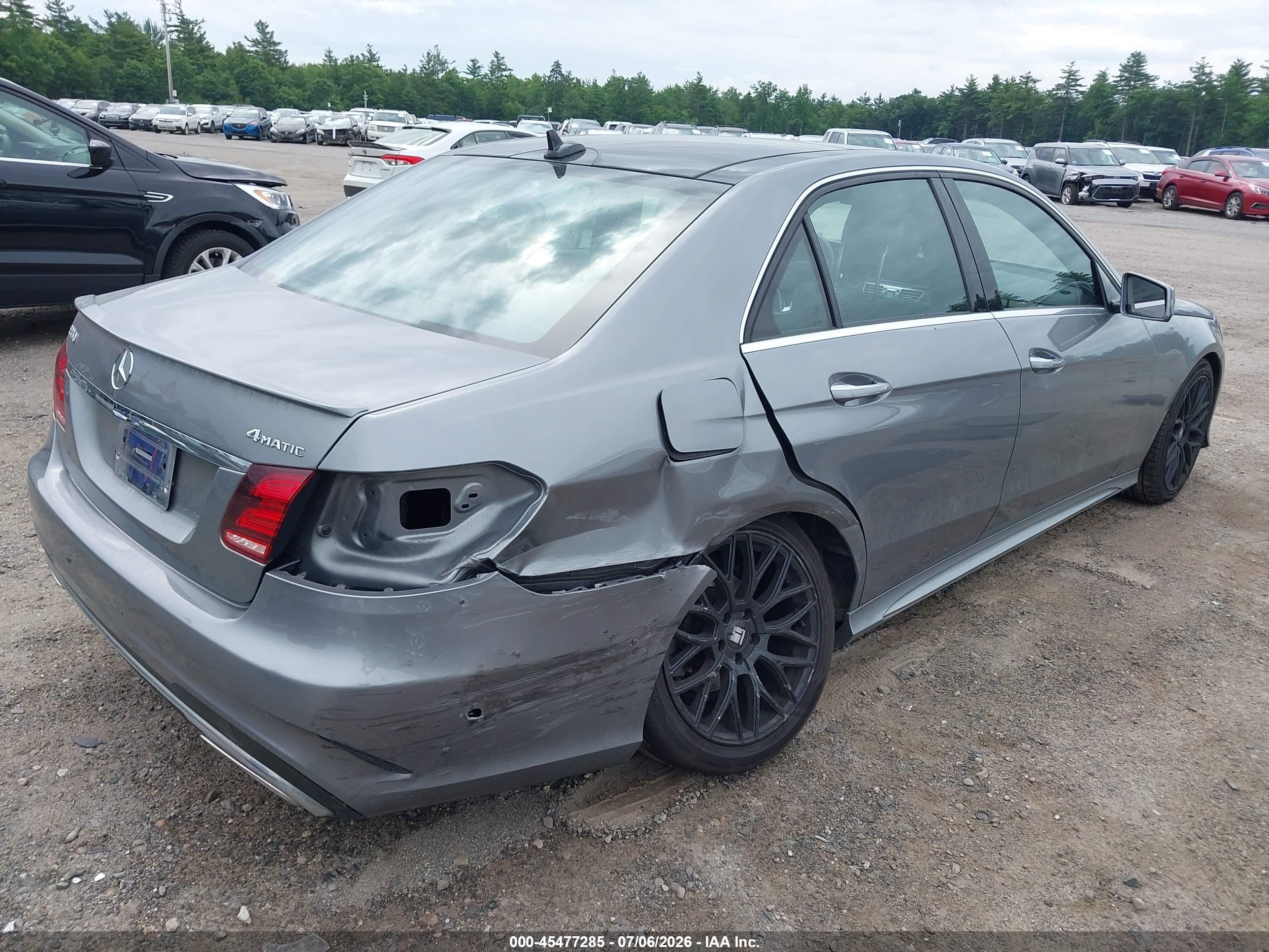 2015 Mercedes-benz E 350 4matic Серебряный vin: WDDHF8JB5FB103708