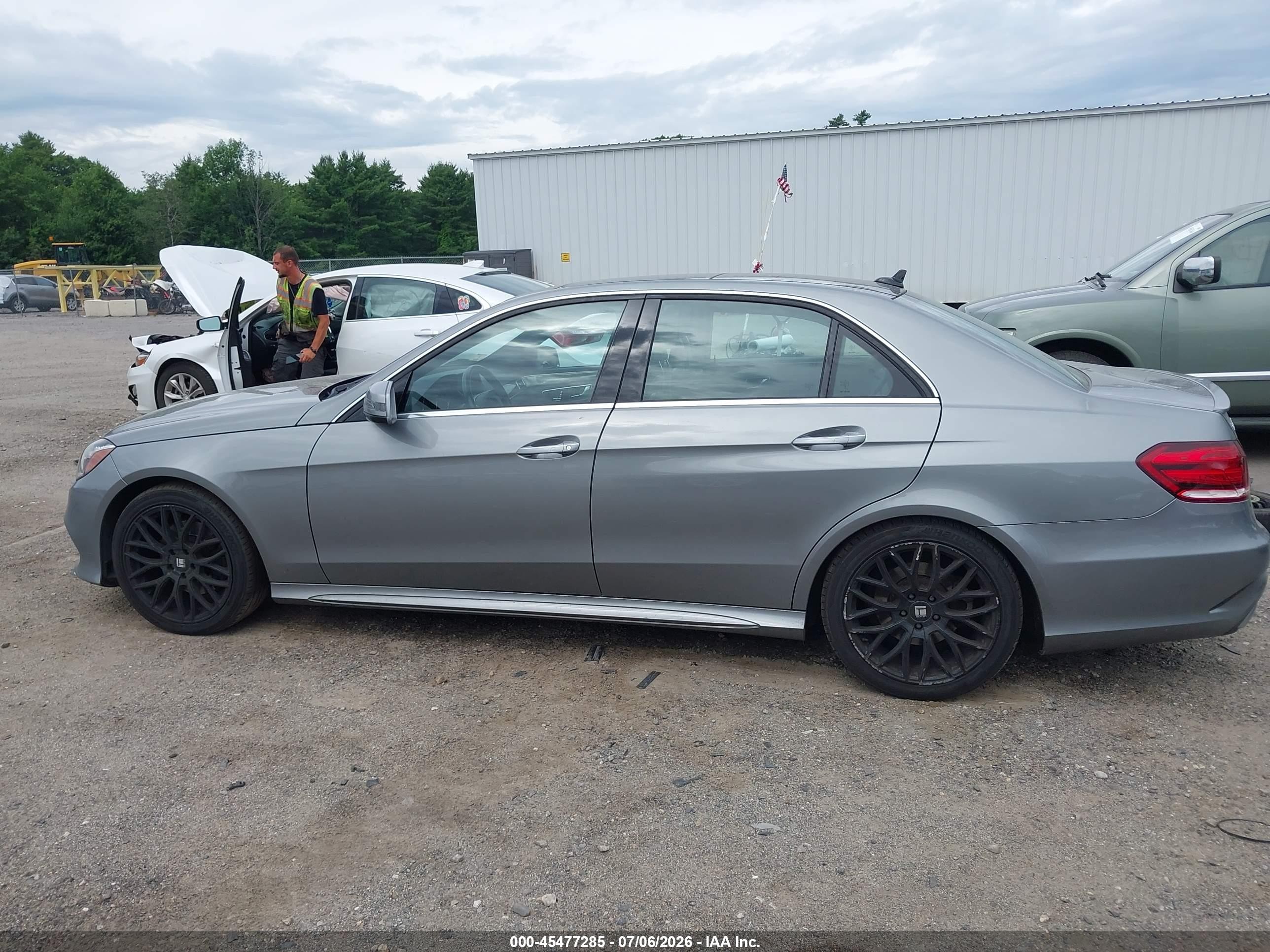 2015 Mercedes-benz E 350 4matic Серебряный vin: WDDHF8JB5FB103708