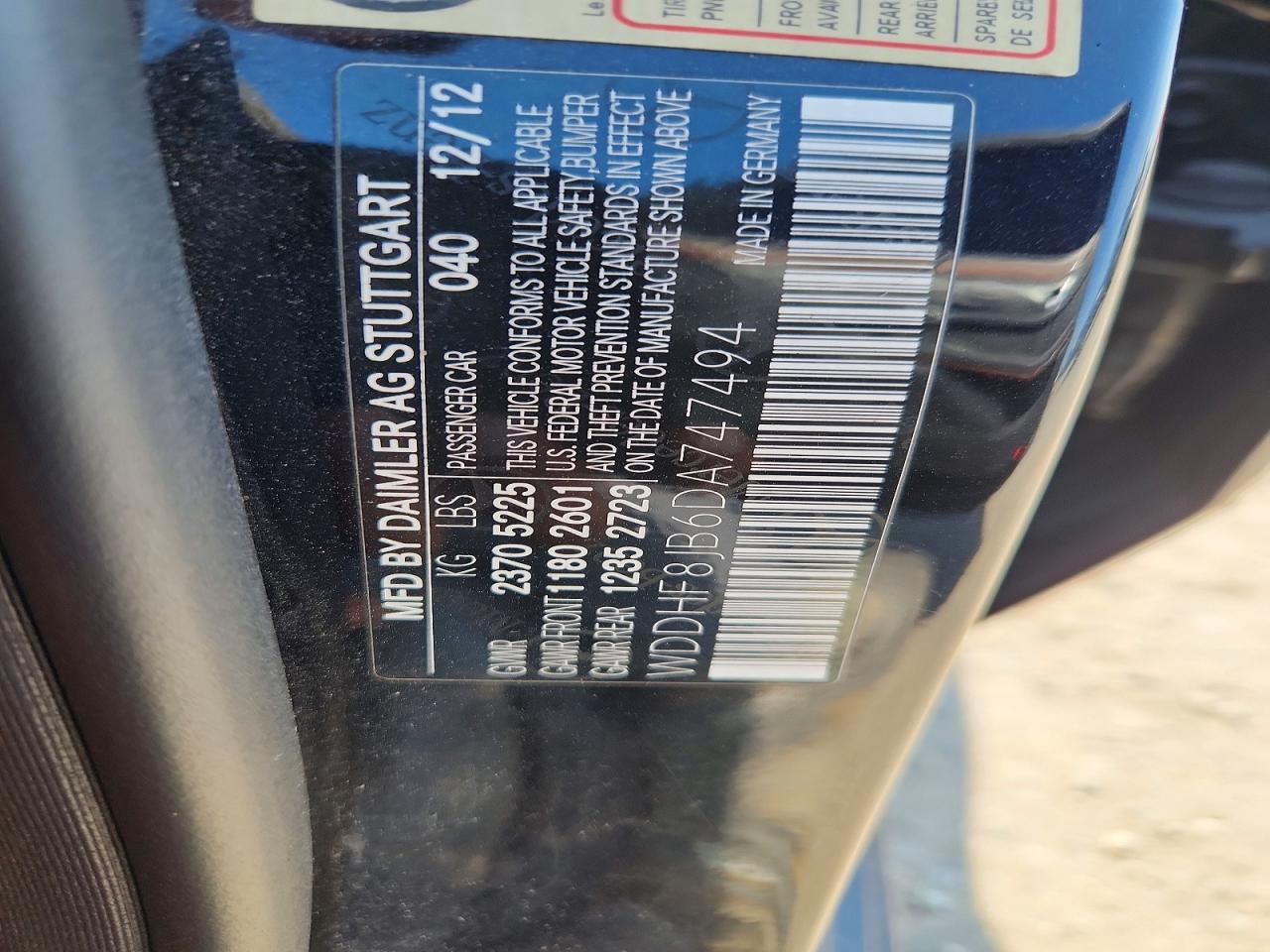 2013 Mercedes-benz E 350 4matic Black vin: WDDHF8JB6DA747494